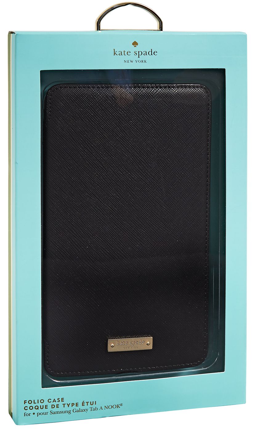 Kate Spade New York Tab A NOOK 7'' Envelope Folio, Saffiano Black
