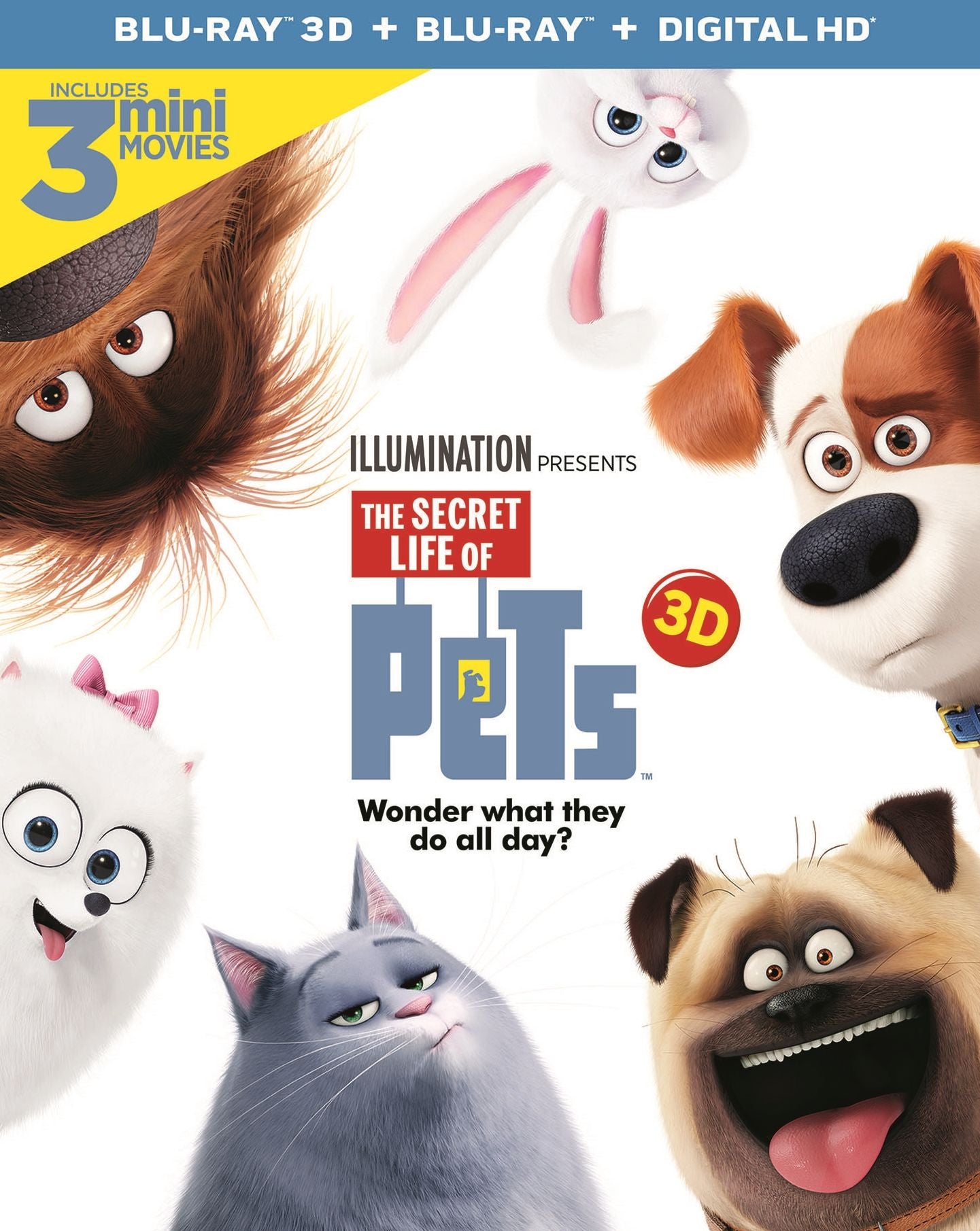 SECRET LIFE OF PETS (3-D BR 2PK