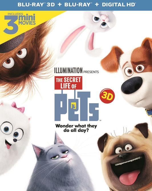 SECRET LIFE OF PETS (3-D BR 2PK