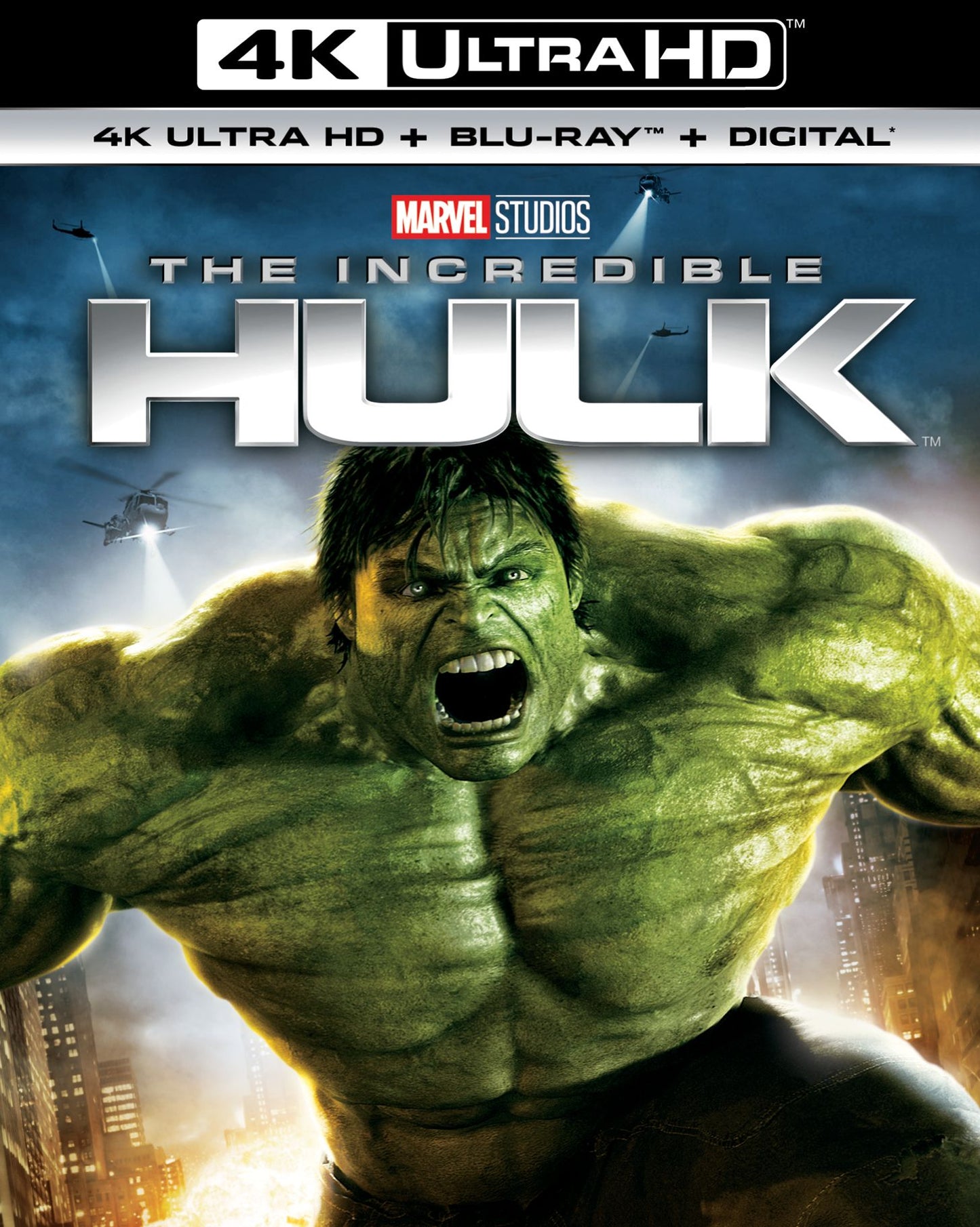 The Incredible Hulk [4K Ultra HD Blu-ray/Blu-ray]