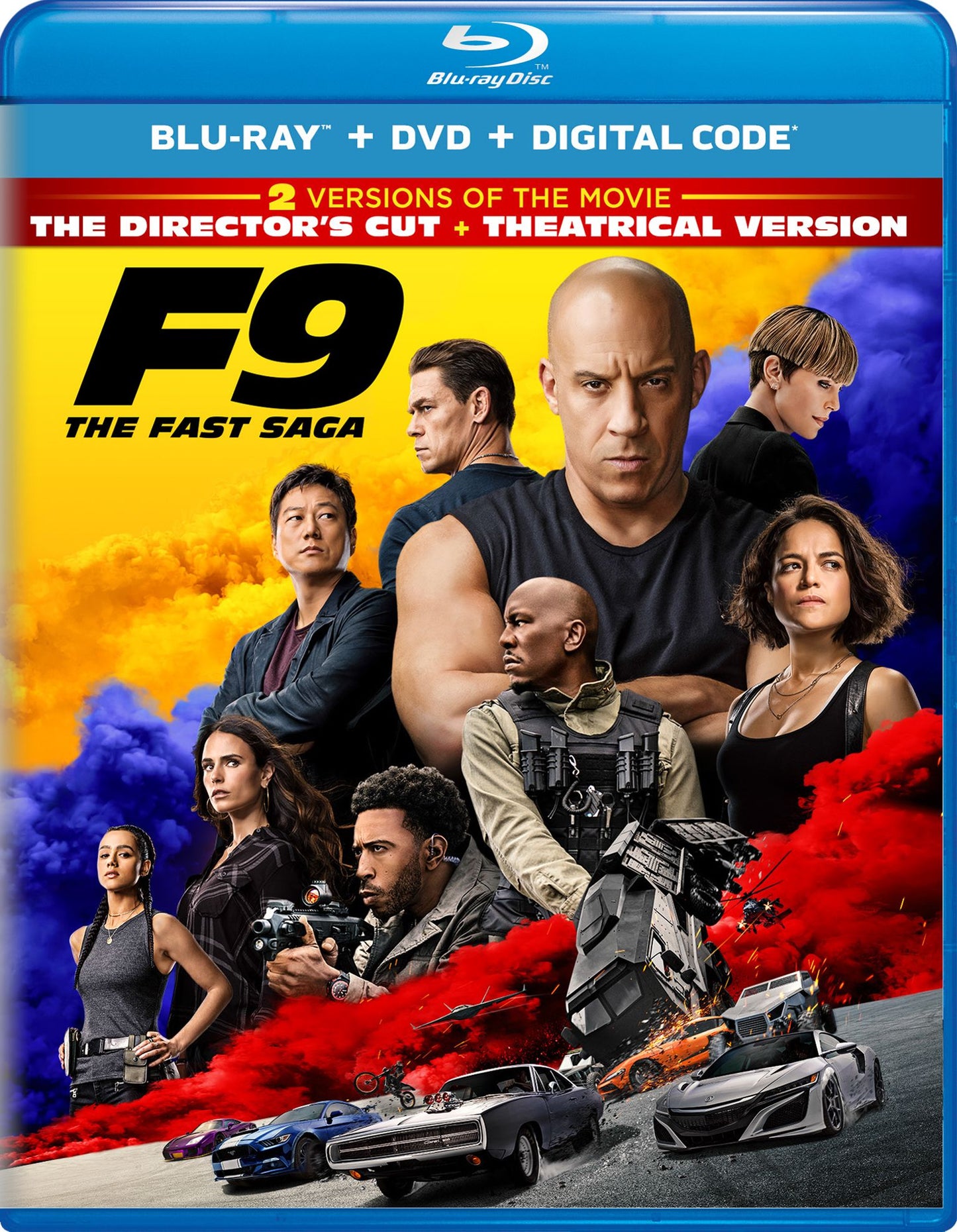 F9: The Fast Saga [Includes Digital Copy] [Blu-ray/DVD]