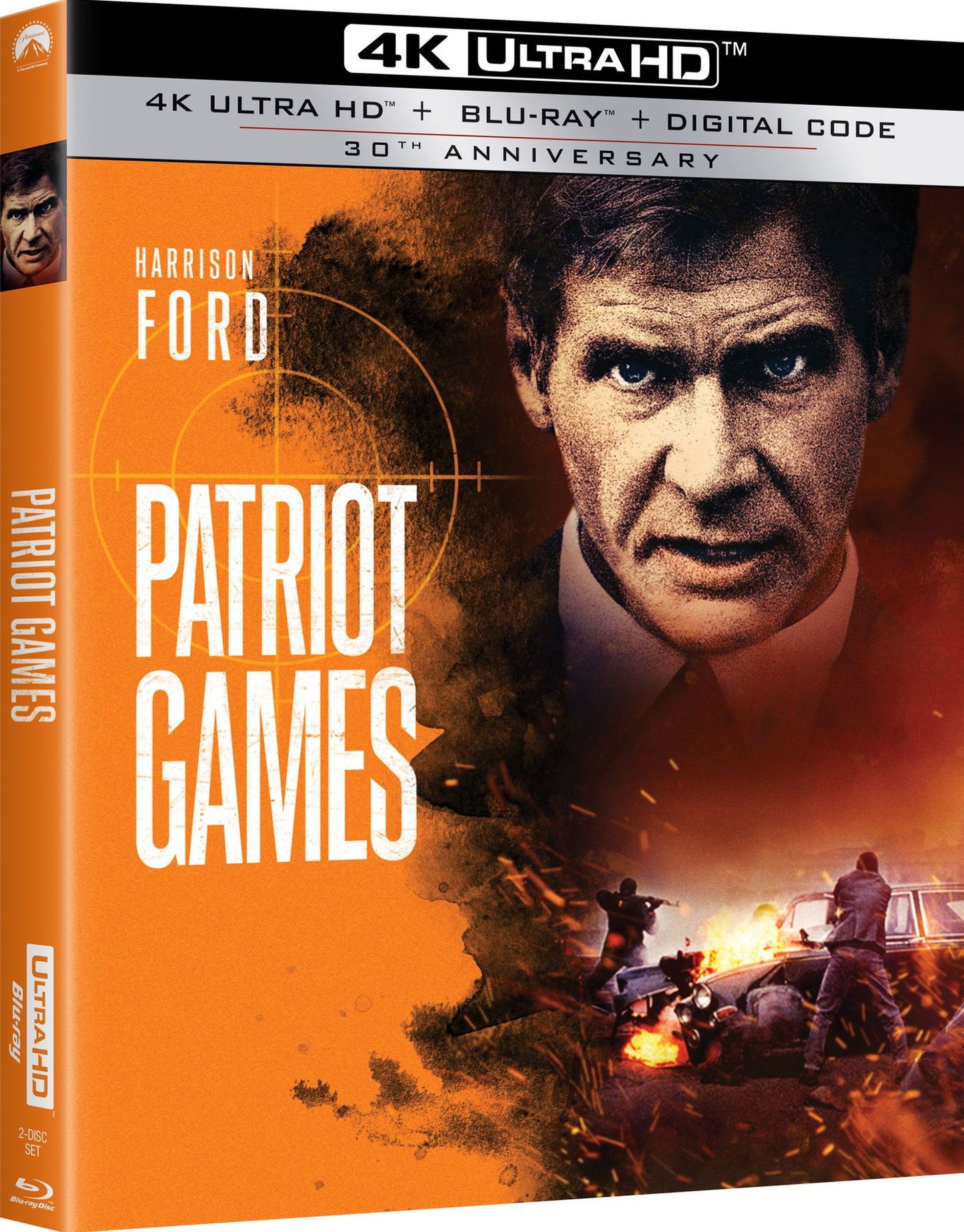 Patriot Games [Includes Digital Copy] [4K Ultra HD Blu-ray/Blu-ray]