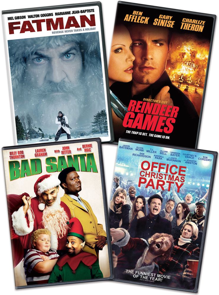 Fatman/Reindeer Games/Bad Santa/Office Christmas Party