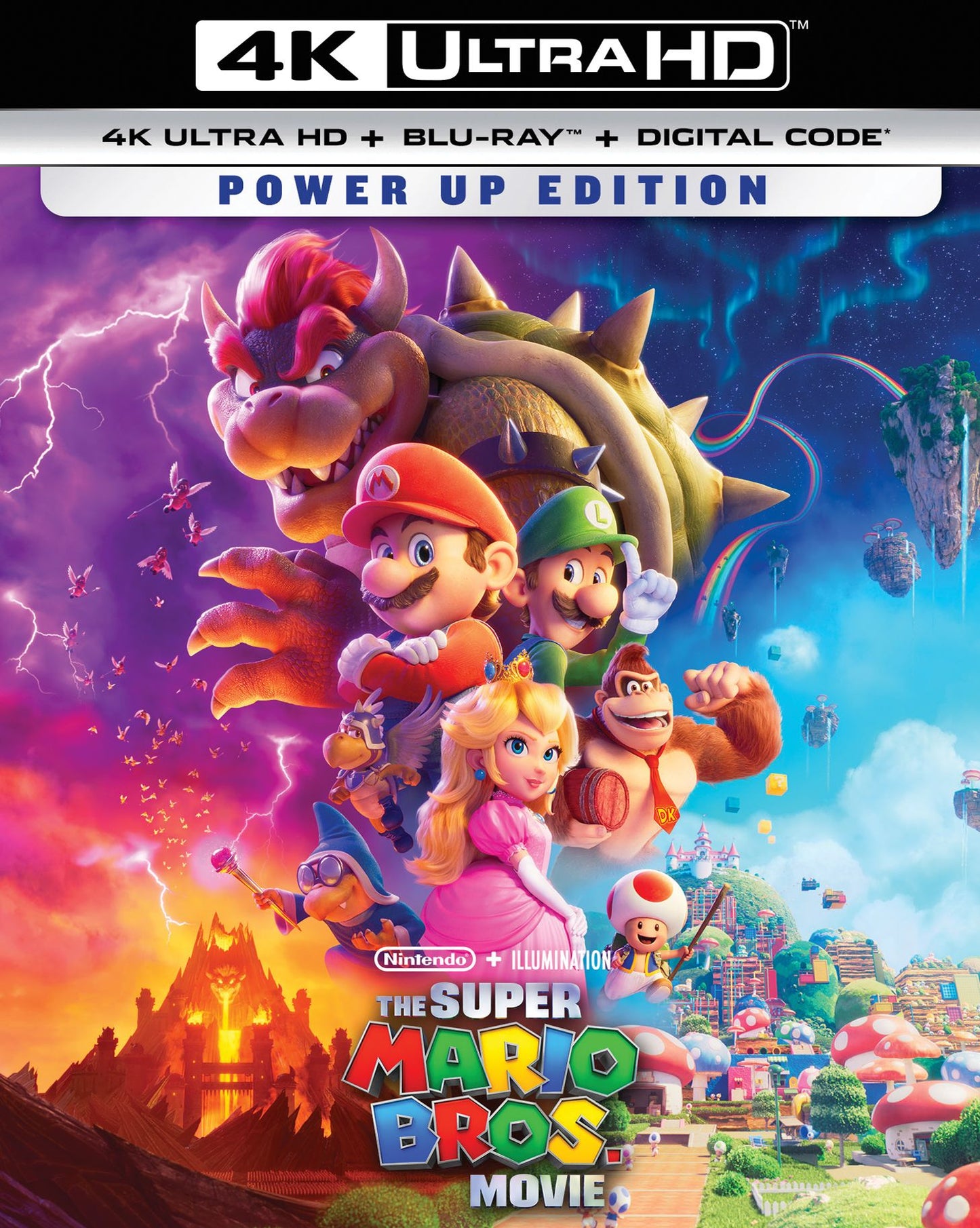 The Super Mario Bros. Movie [Includes Digital Copy] [4K Ultra HD Blu-ray/Blu-ray]