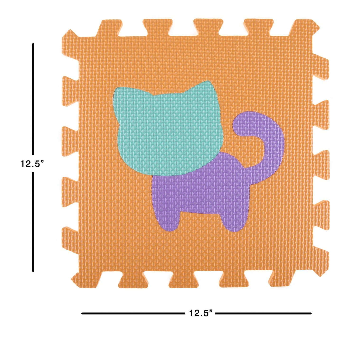 Hey! Play! Foam Floor Animal Puzzle Learning Mat