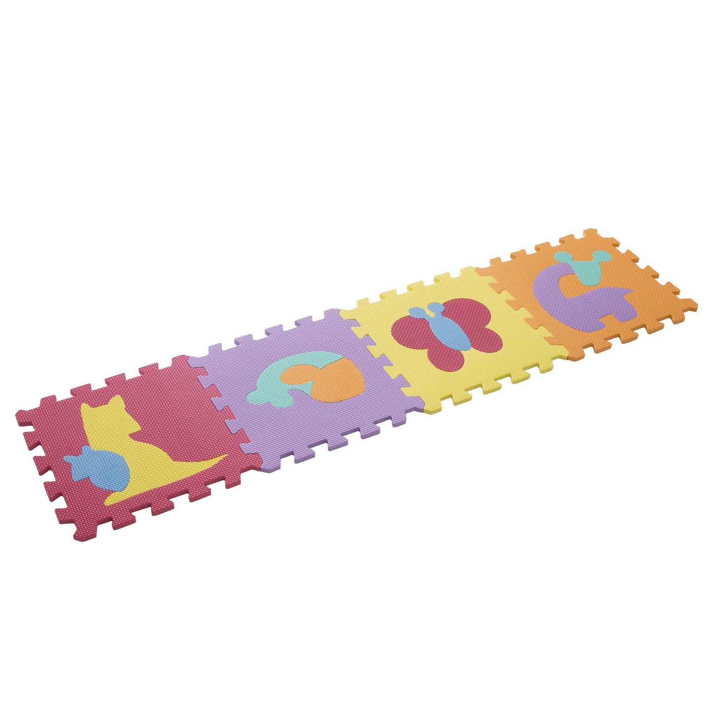Hey! Play! Foam Floor Animal Puzzle Learning Mat