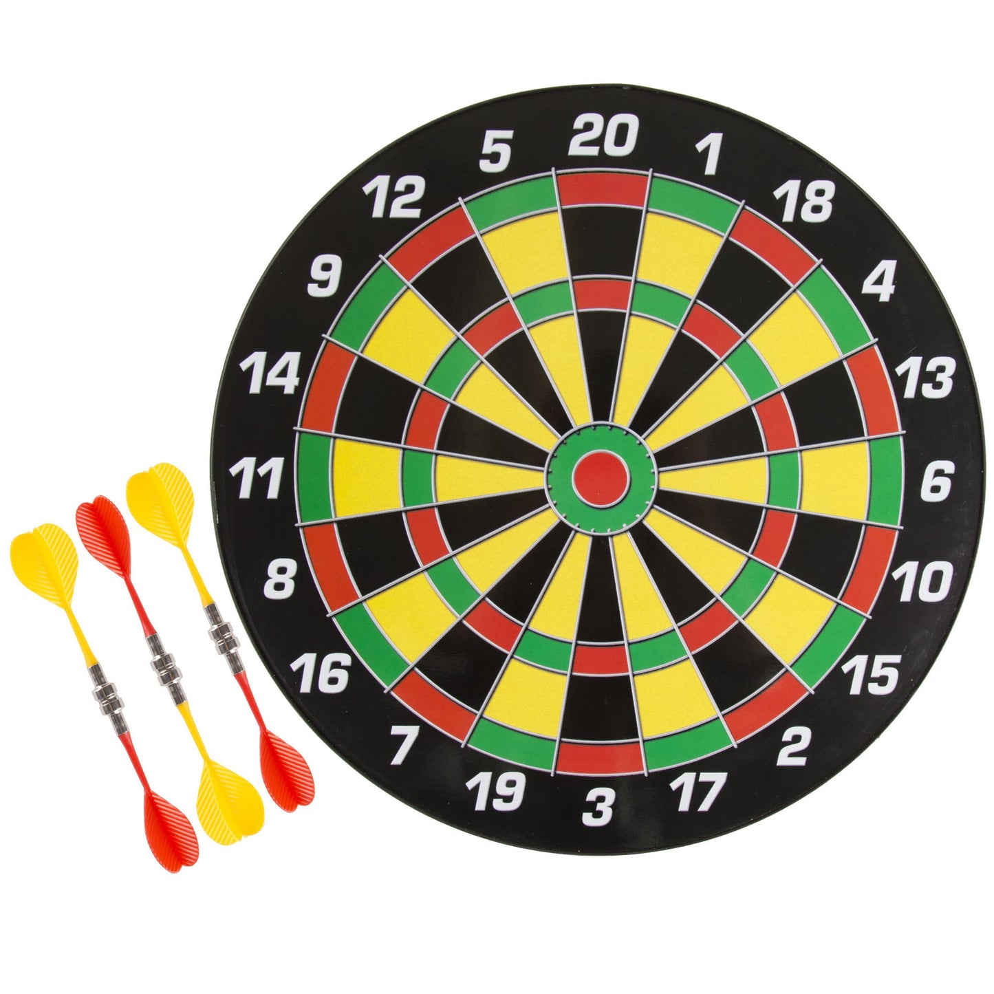 Hey! Play! 16 Inch Magnetic Dartboard Set