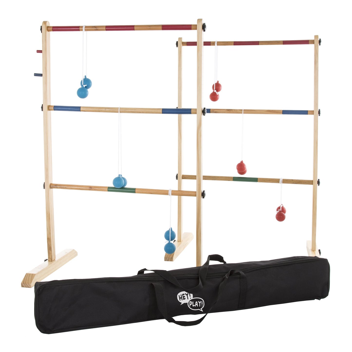 Double Wooden Ladder Golf with 6 Bolas by Hey! Play!