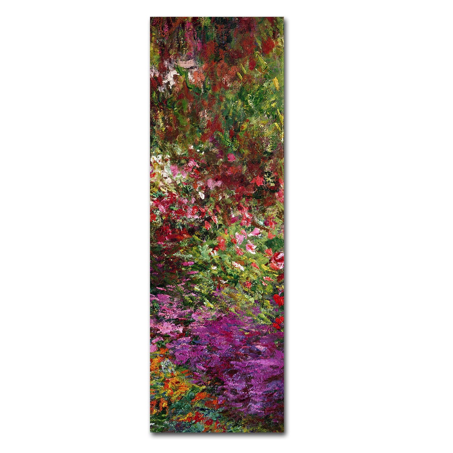 Claude Monet 'A Pathway in Monet's Garden' Multi Panel Art