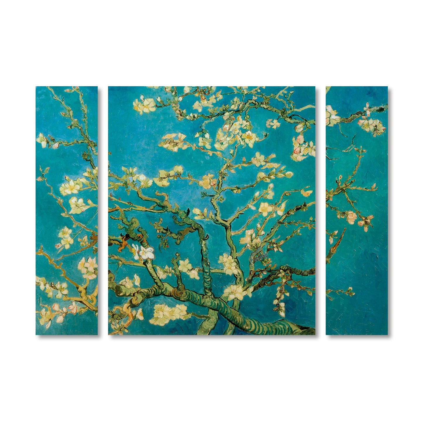 Vincent van Gogh 'Almond Branches In Bloom' Multi Panel Art