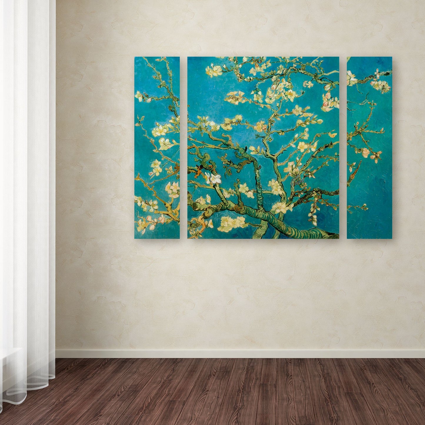 Vincent van Gogh 'Almond Branches In Bloom' Multi Panel Art