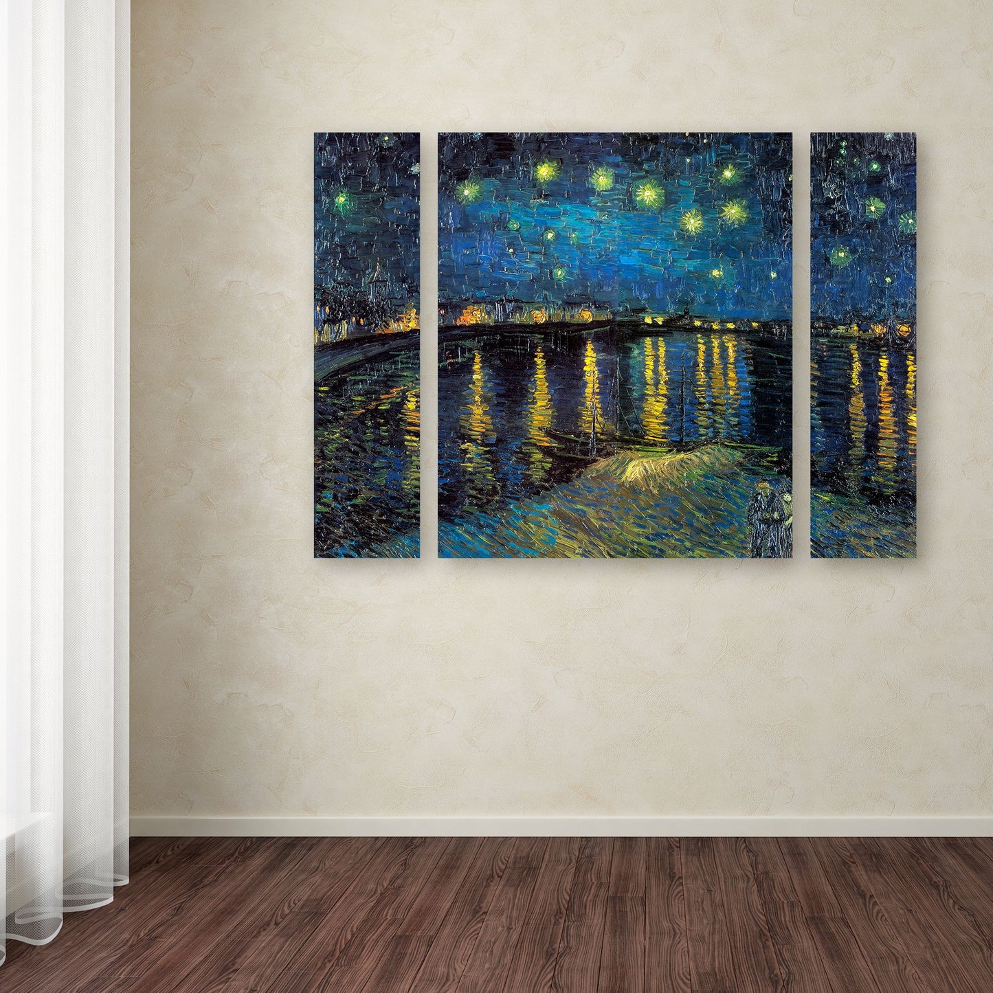 Vincent van Gogh 'The Starry Night II' Multi Panel Art