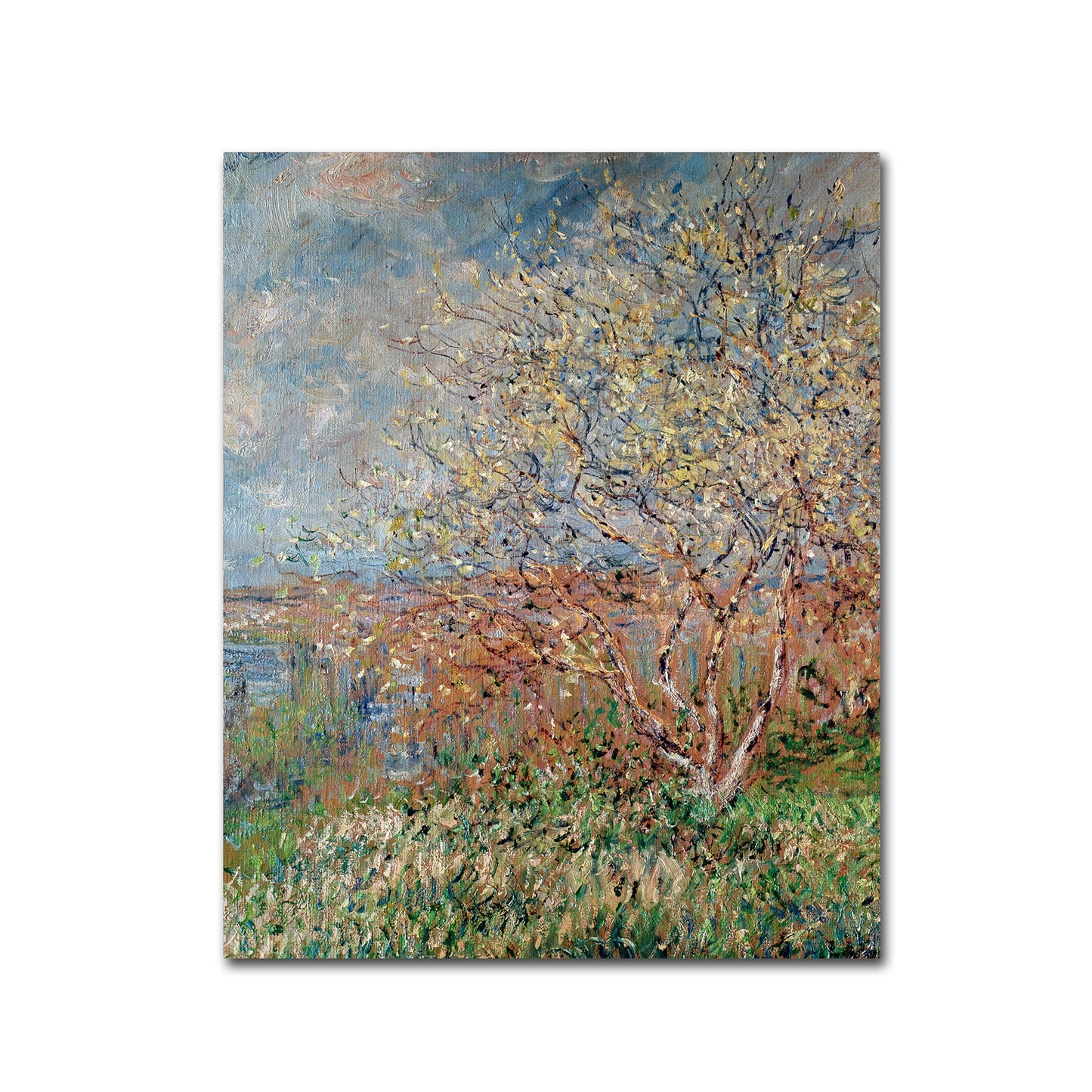 Claude Monet 'Spring 1880' Multi Panel Art
