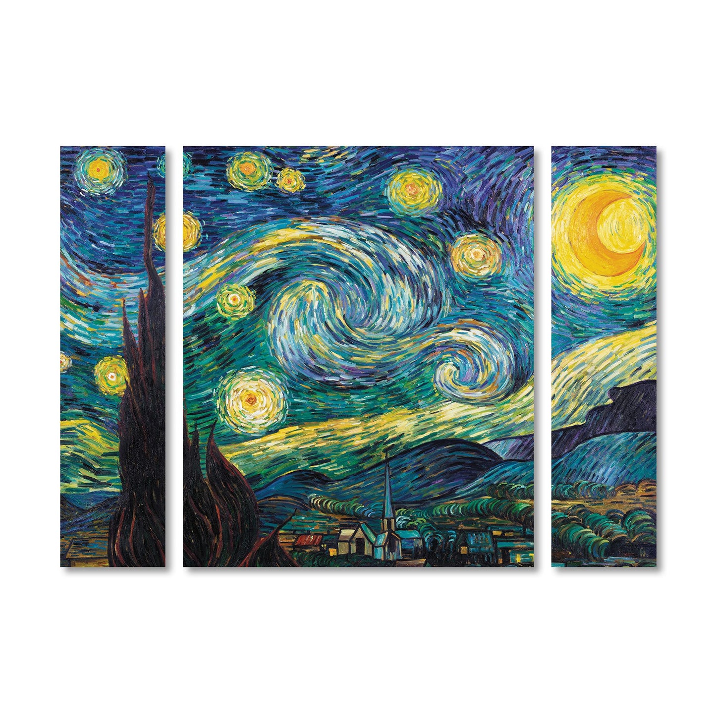 Vincent van Gogh 'Starry Night' Multi Panel Art