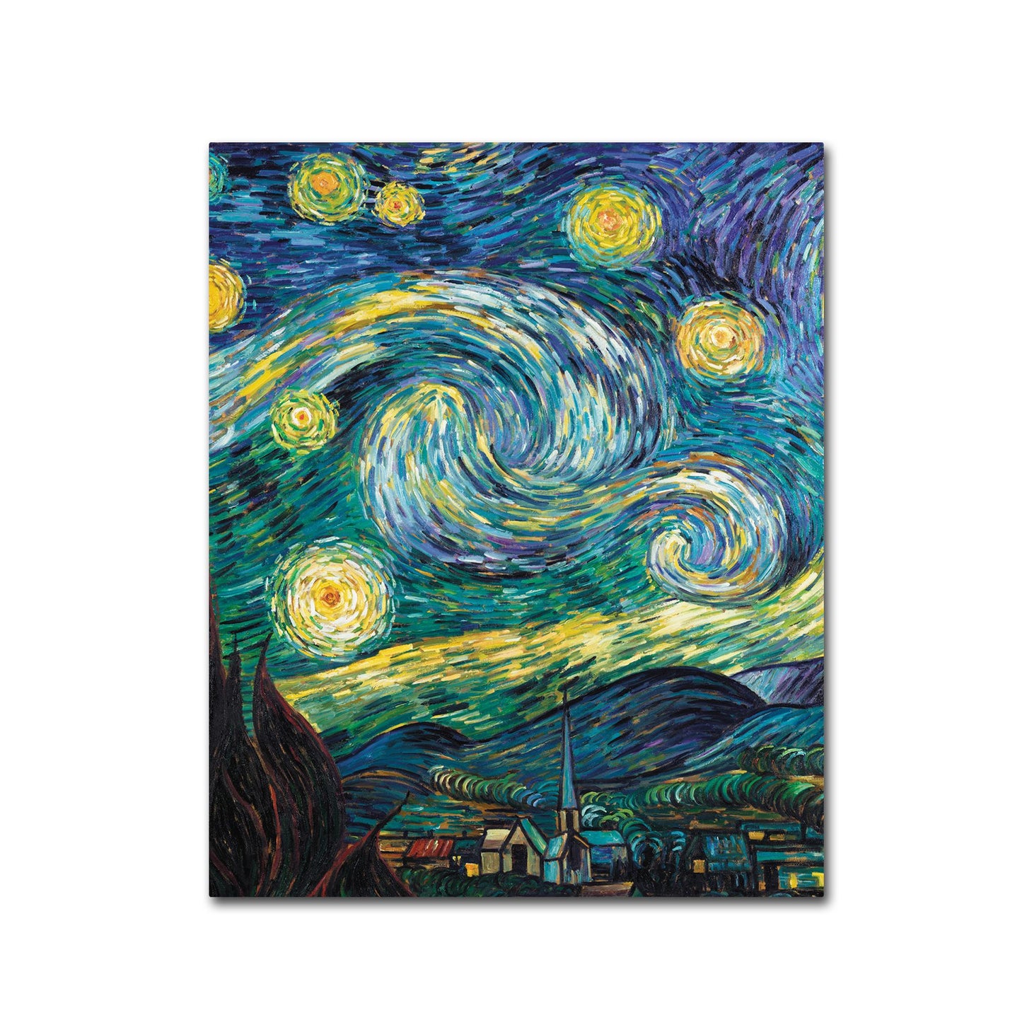 Vincent van Gogh 'Starry Night' Multi Panel Art