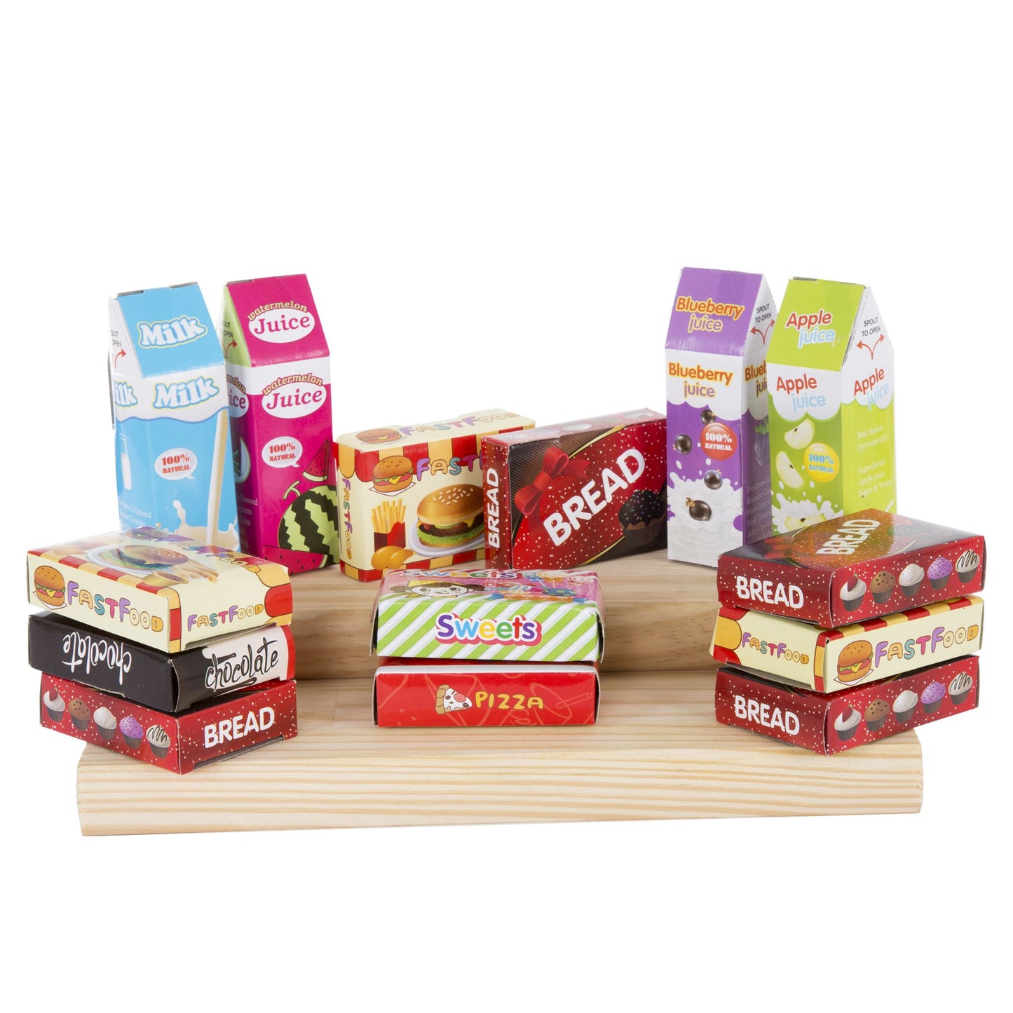 Pretend Play Assorted Food Set by Hey! Play!