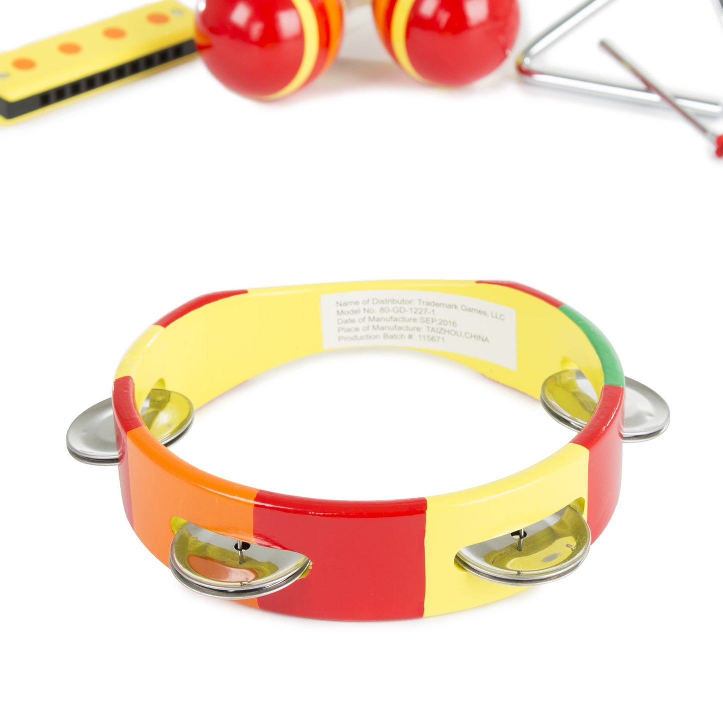Kids Percussion Musical Instruments Toy Set by Hey! Play!