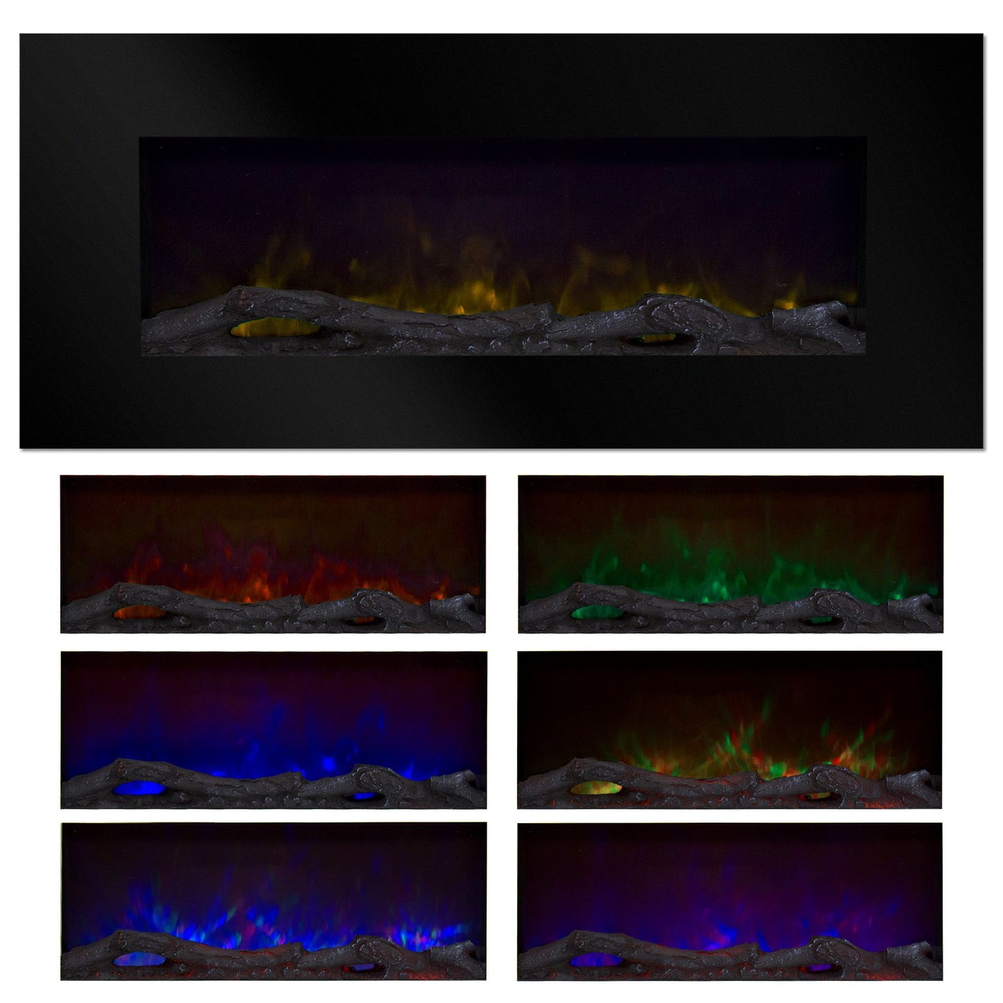 Northwest 50 Color Changing LED Electric Fireplace with Remote