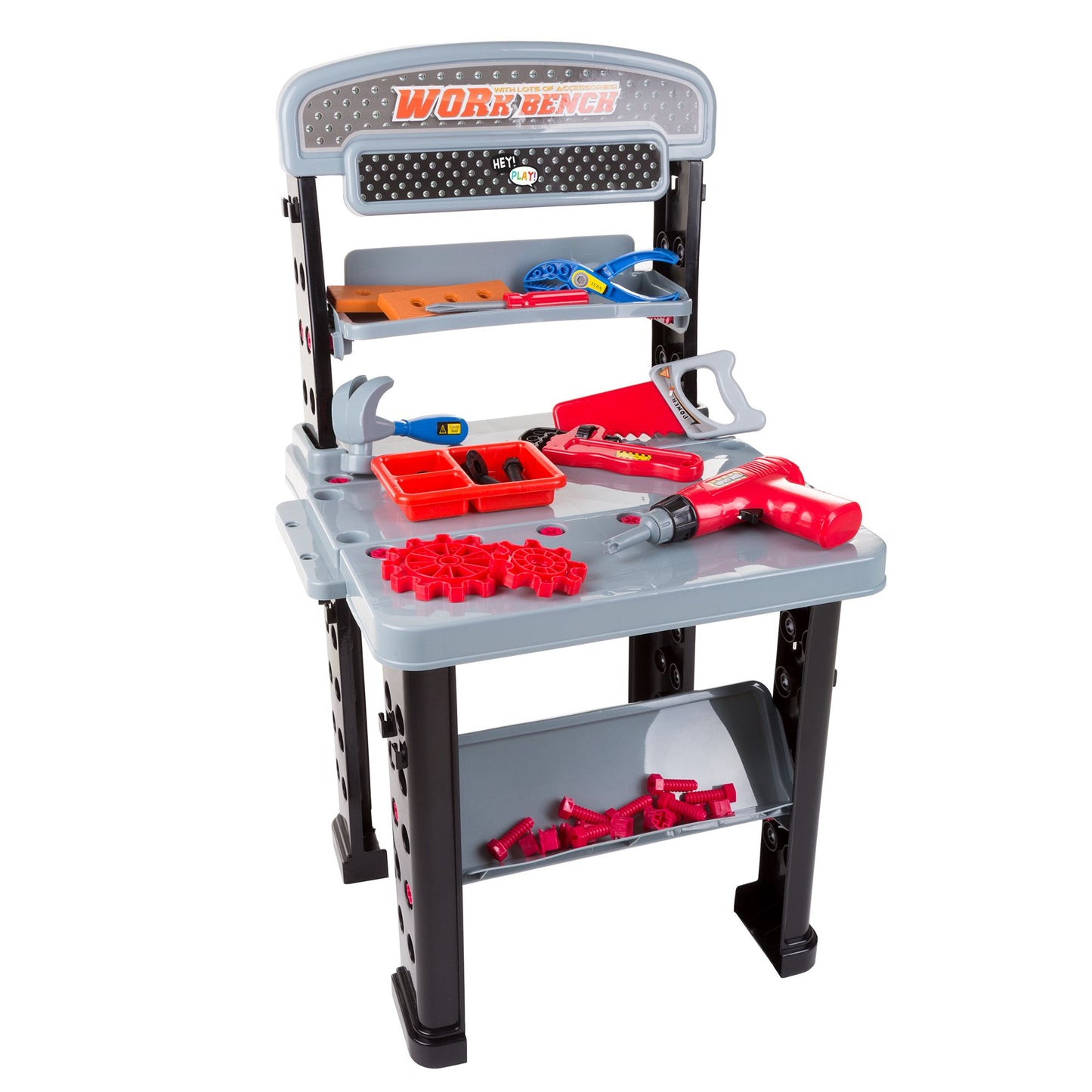 Pretend Play Tool Set & Workbench by Hey! Play!