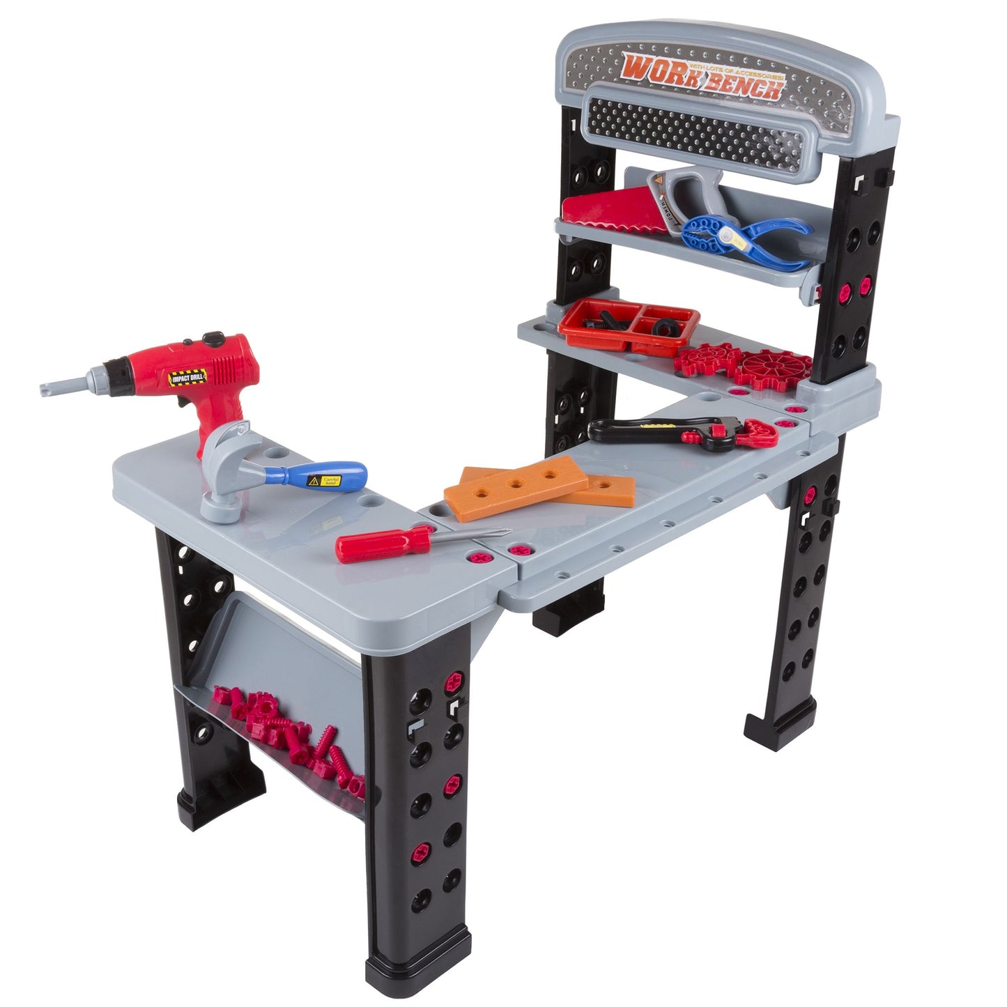 Pretend Play Tool Set & Workbench by Hey! Play!