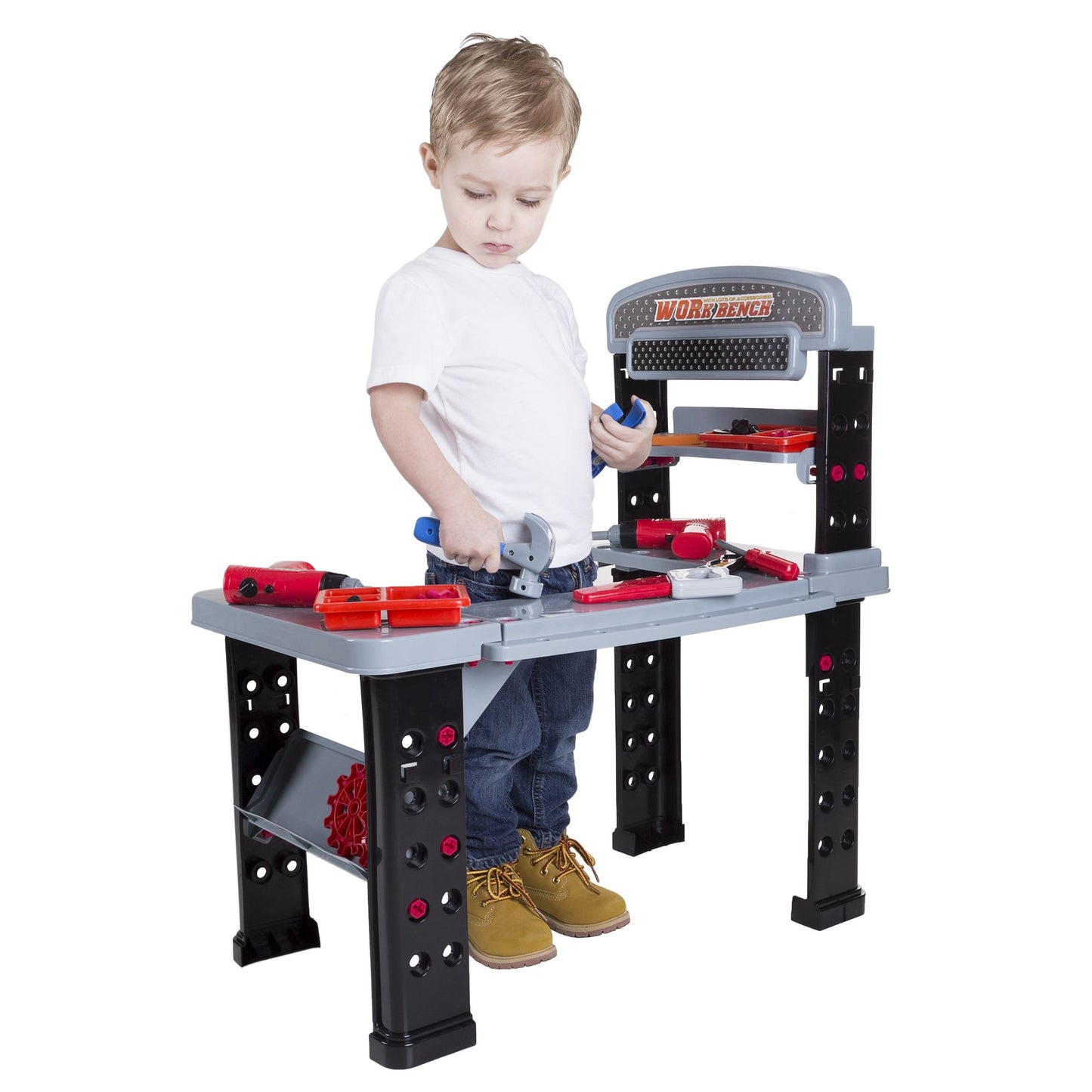 Pretend Play Tool Set & Workbench by Hey! Play!