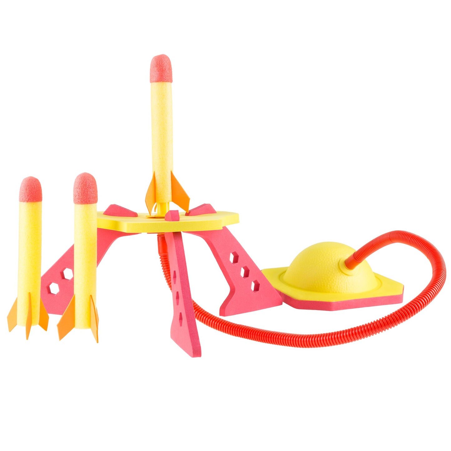 Jump Rocket Launcher with 3 Foam Rockets by Hey! Play!