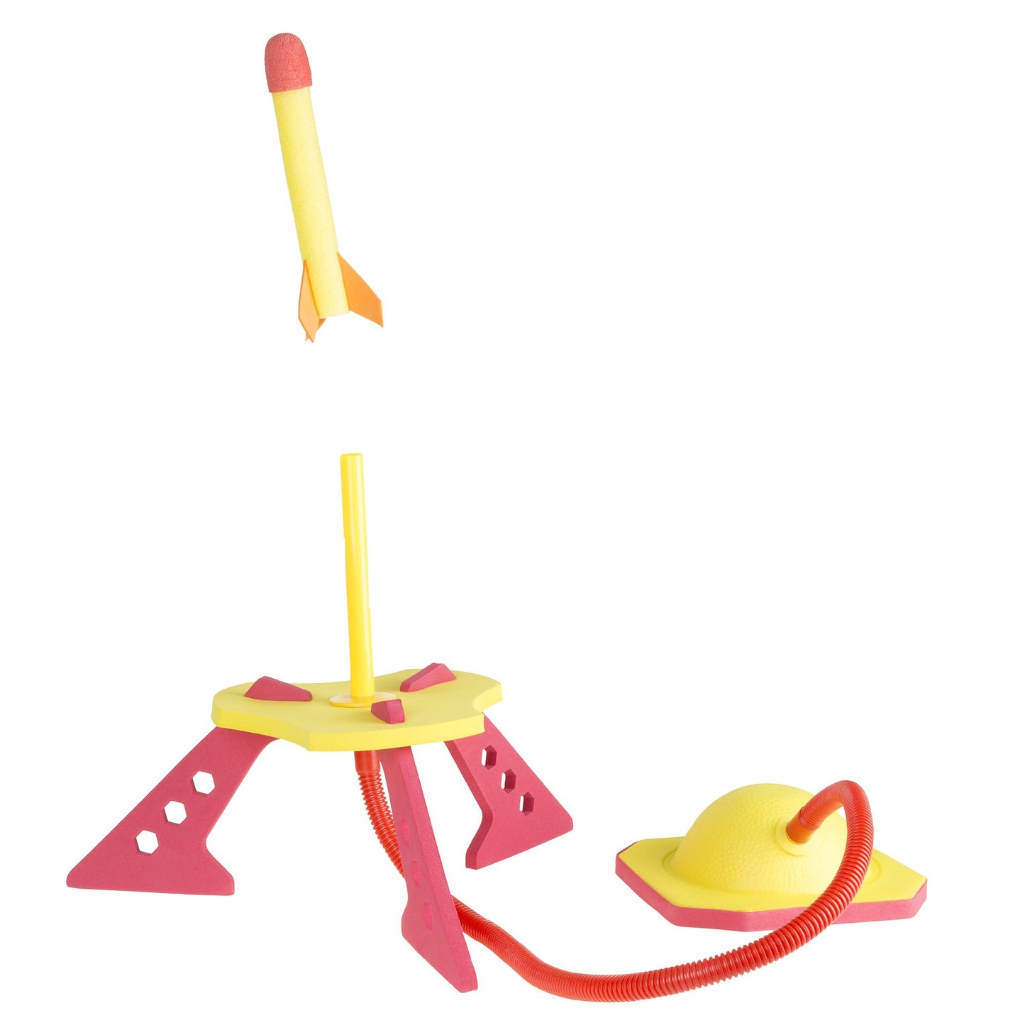 Jump Rocket Launcher with 3 Foam Rockets by Hey! Play!