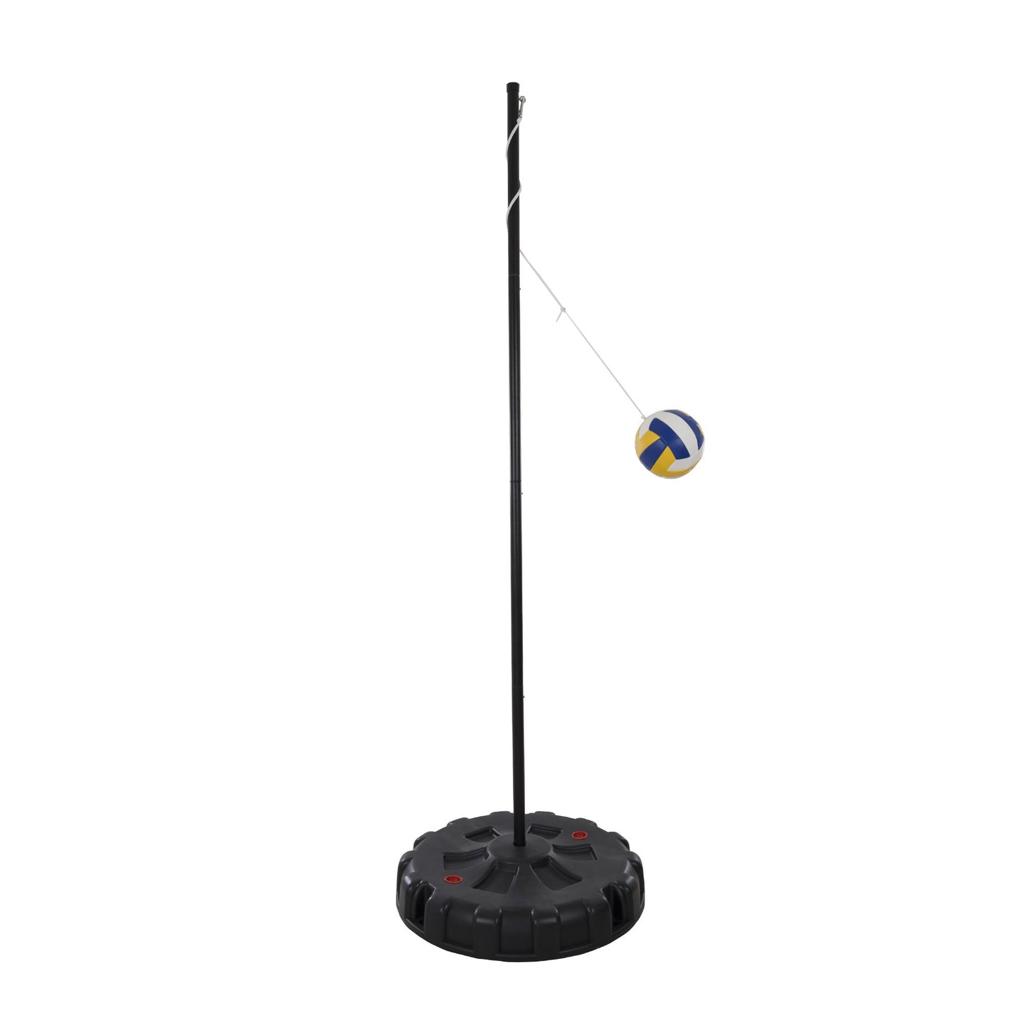 Portable Tetherball Complete Outdoor Game Set with Base, Ball, Pump, Cord amp; Stakes - Family Game for Kids and Adults by Hey! Play!