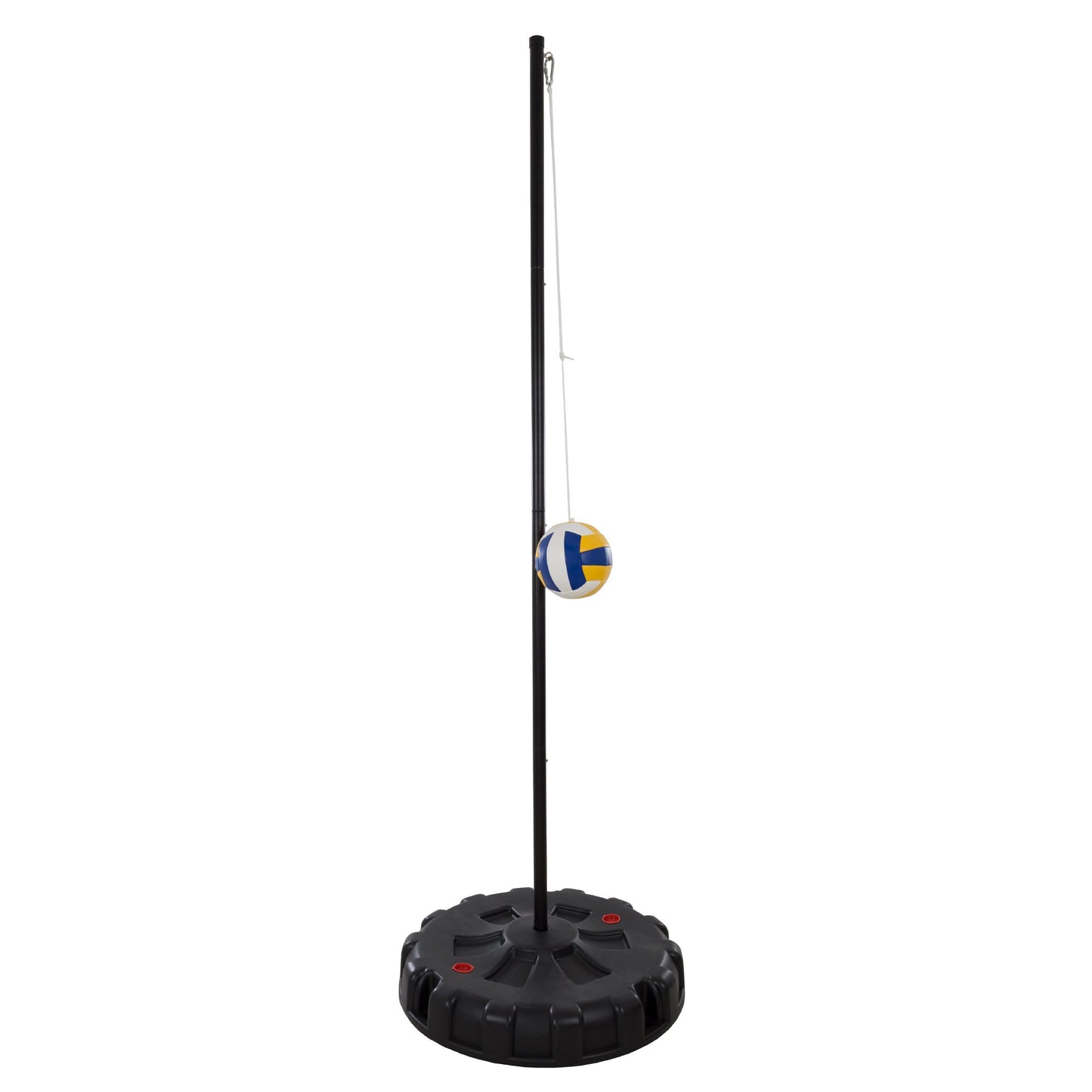 Portable Tetherball Complete Outdoor Game Set with Base, Ball, Pump, Cord amp; Stakes - Family Game for Kids and Adults by Hey! Play!