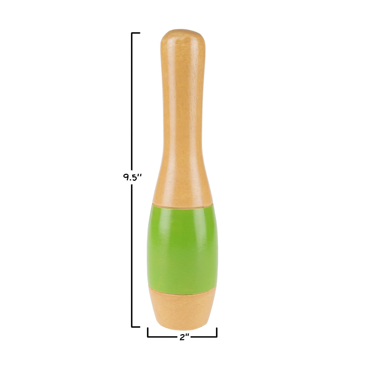 Lawn Bowling, 9.5 inch Tall Wooden Lawn Game, Indoor amp; Outdoor Toy, Adults amp; Kids, Multi-color, by Hey! Play!