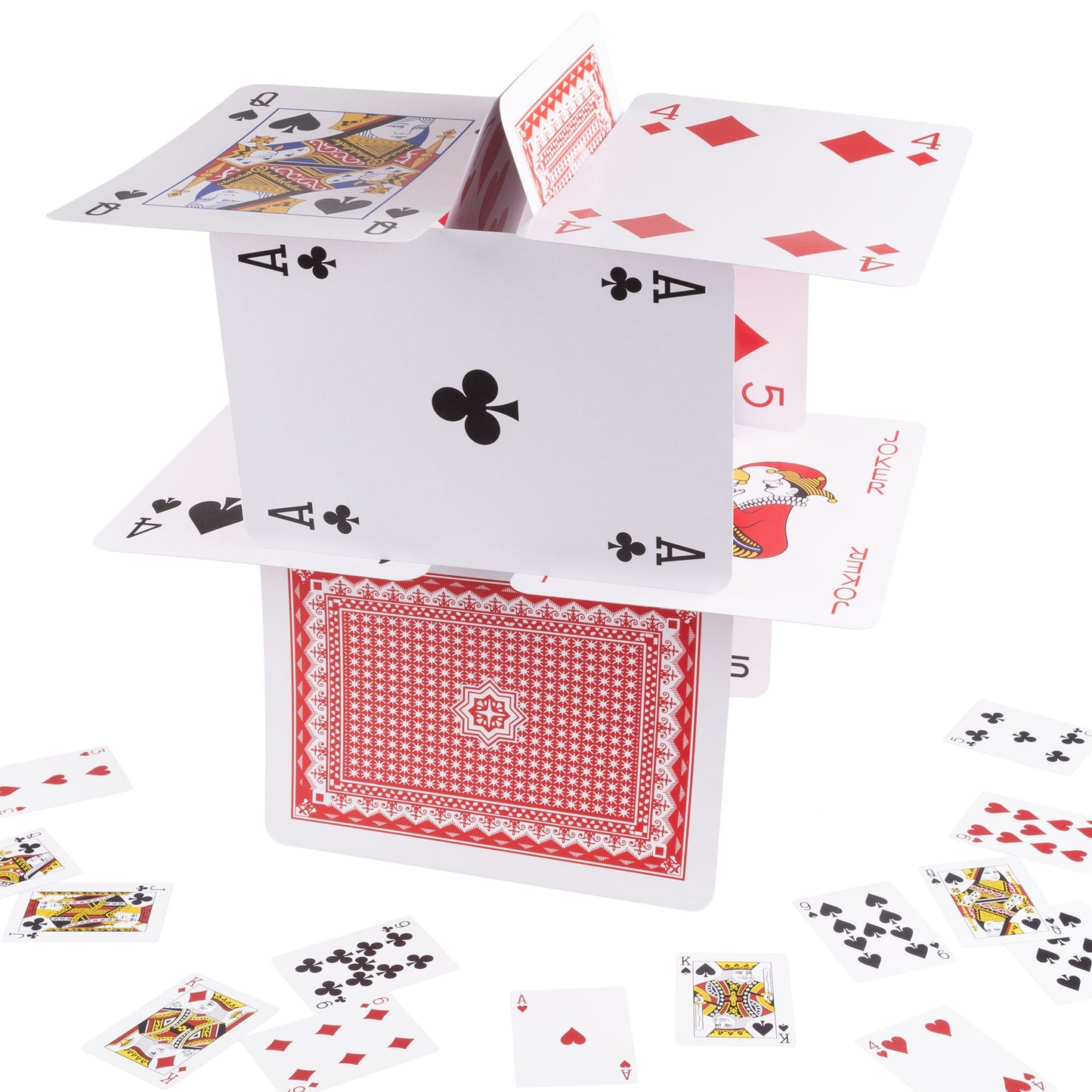 Jumbo Playing Cards Giant 8 inch x 11 inch Plastic Coated Large Card Deck, Game for Adults, Boys and Girls by Hey! Play!