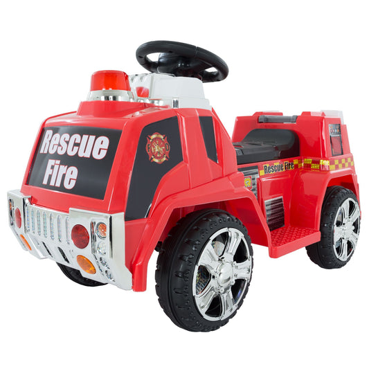 Ride on Toy, Fire Truck for Kids, Battery Powered Ride on Toy by Lil' Rider - Toys for Boys and Girls, Toddler - 5 Years Old
