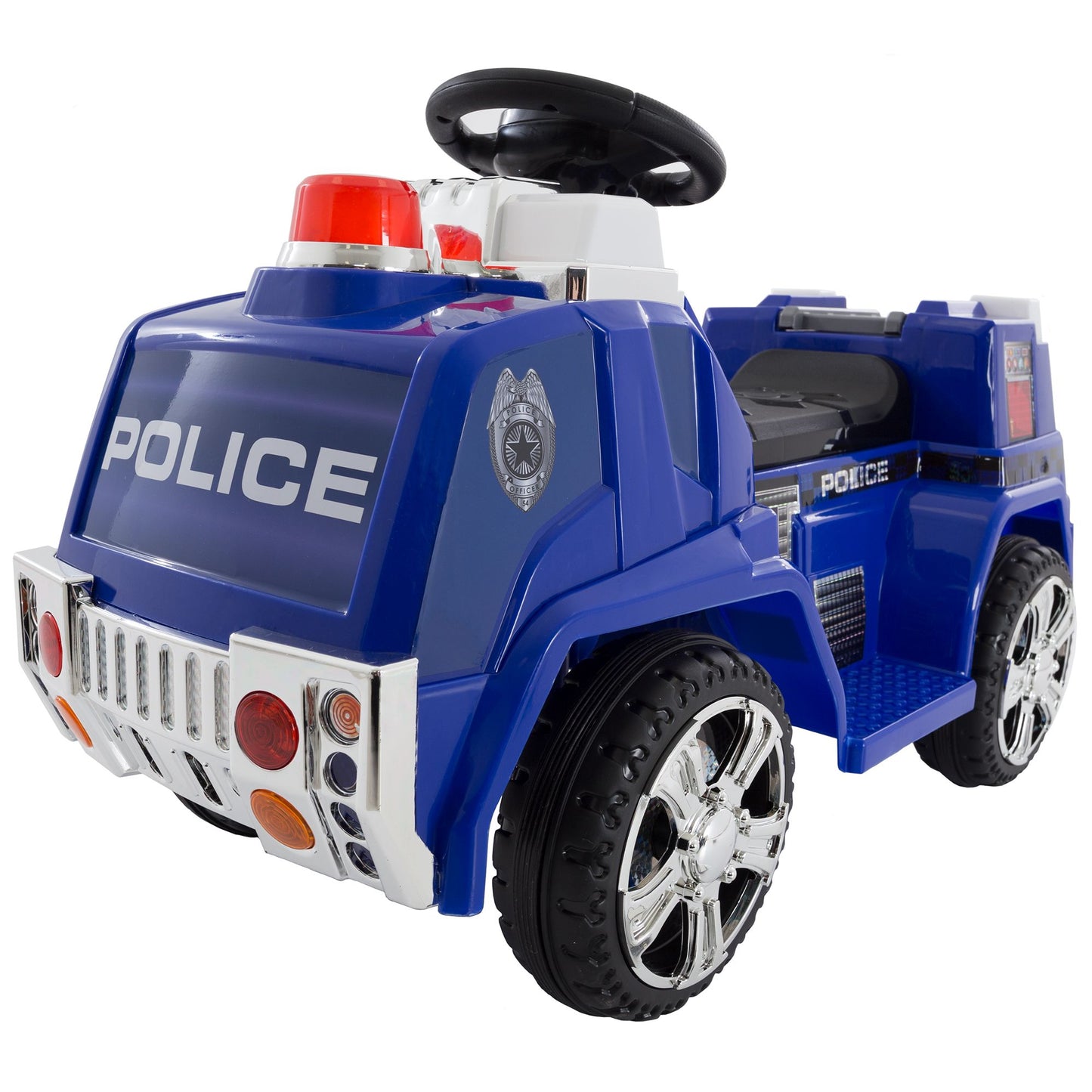 Ride on Toy, Police Truck for Kids, Battery Powered Ride on Toy by Lil' Rider - Toys for Boys and Girls, Toddler - 5 Years Old