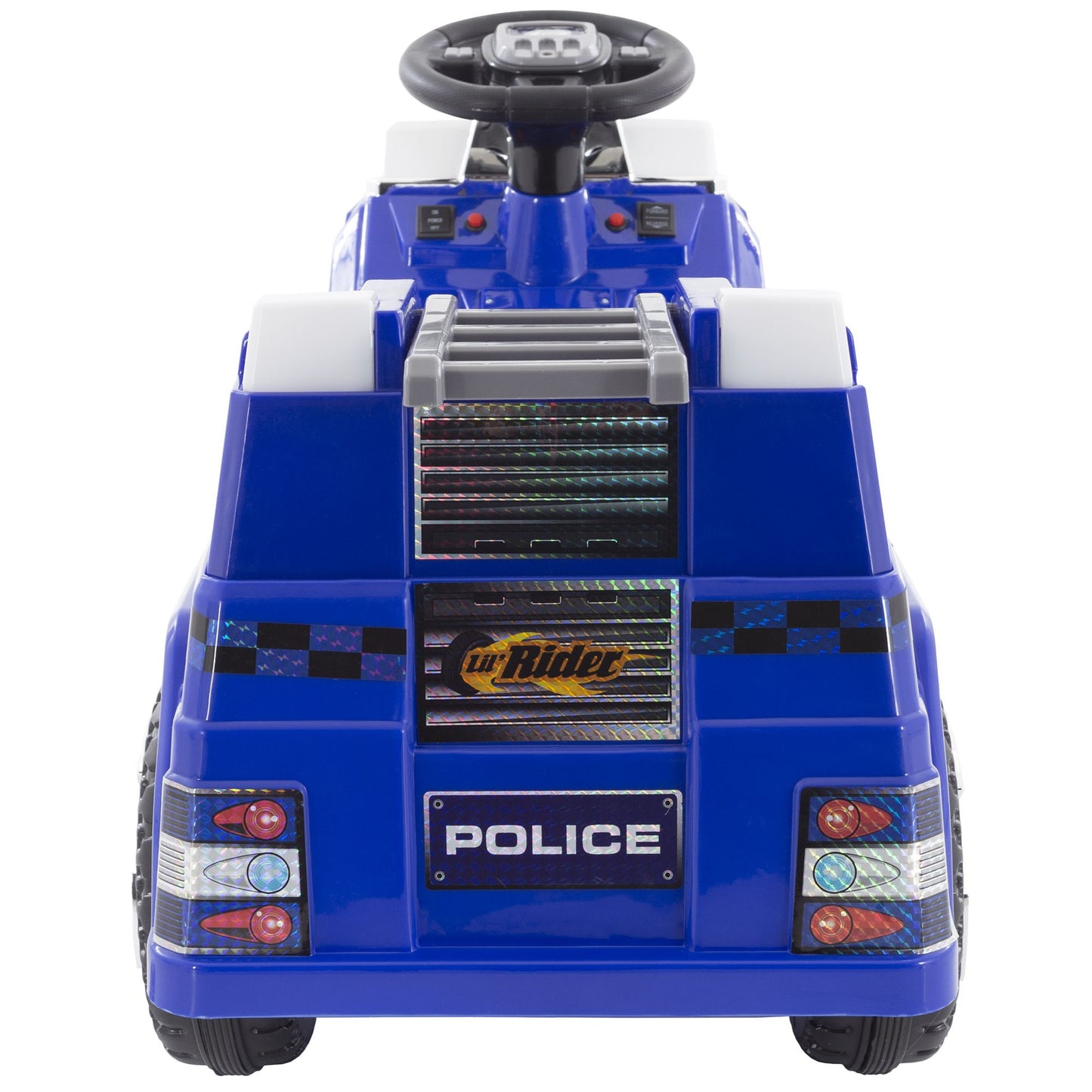 Ride on Toy, Police Truck for Kids, Battery Powered Ride on Toy by Lil' Rider - Toys for Boys and Girls, Toddler - 5 Years Old