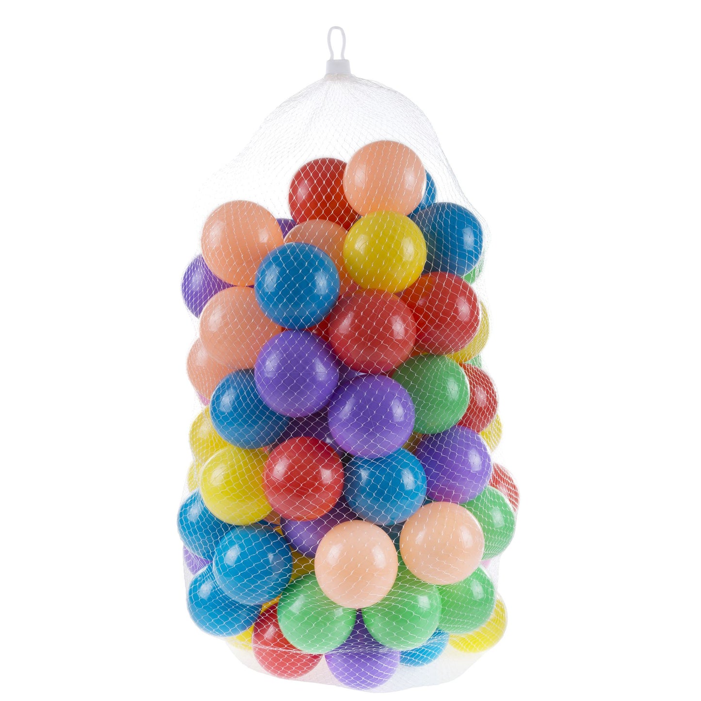 Kids Pop-up Six-sided Ball Pit Tent with 200 Colorful and Soft Crush-proof Non-toxic Plastic Balls for Toddlers Boys and Girls by Hey! Play!