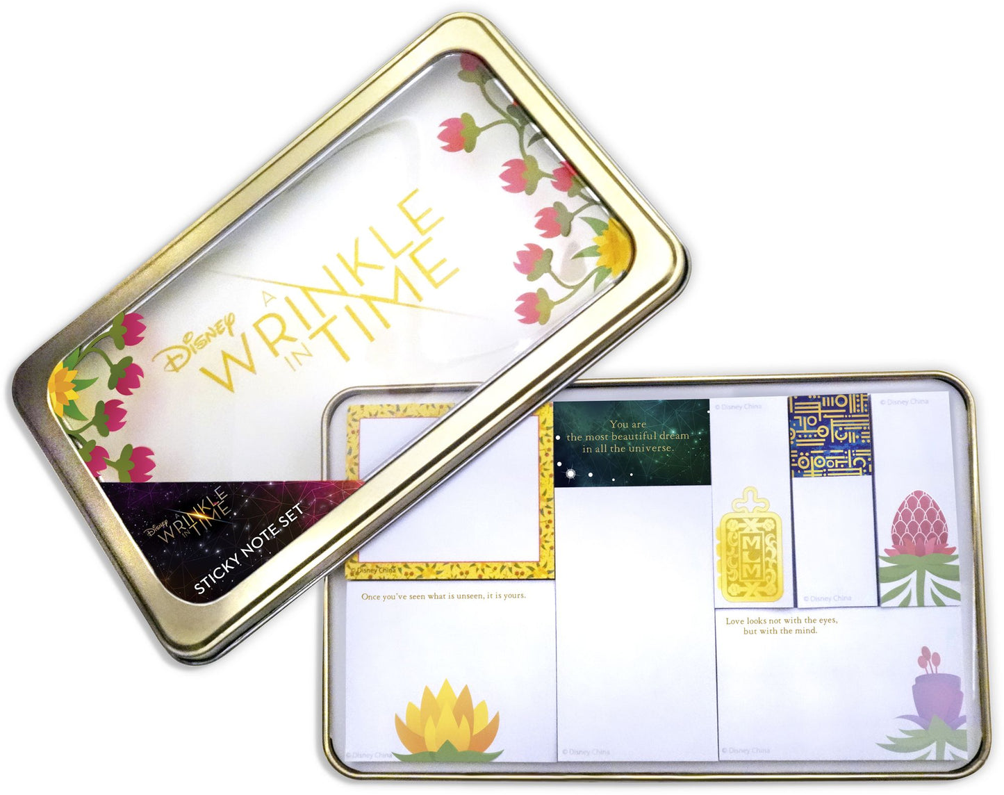 Wrinkle in time Sticky note tin set