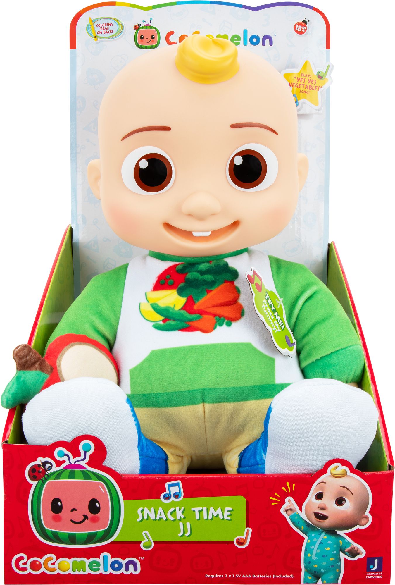 CoCoMelon Roto Plush(Snack time JJ Doll