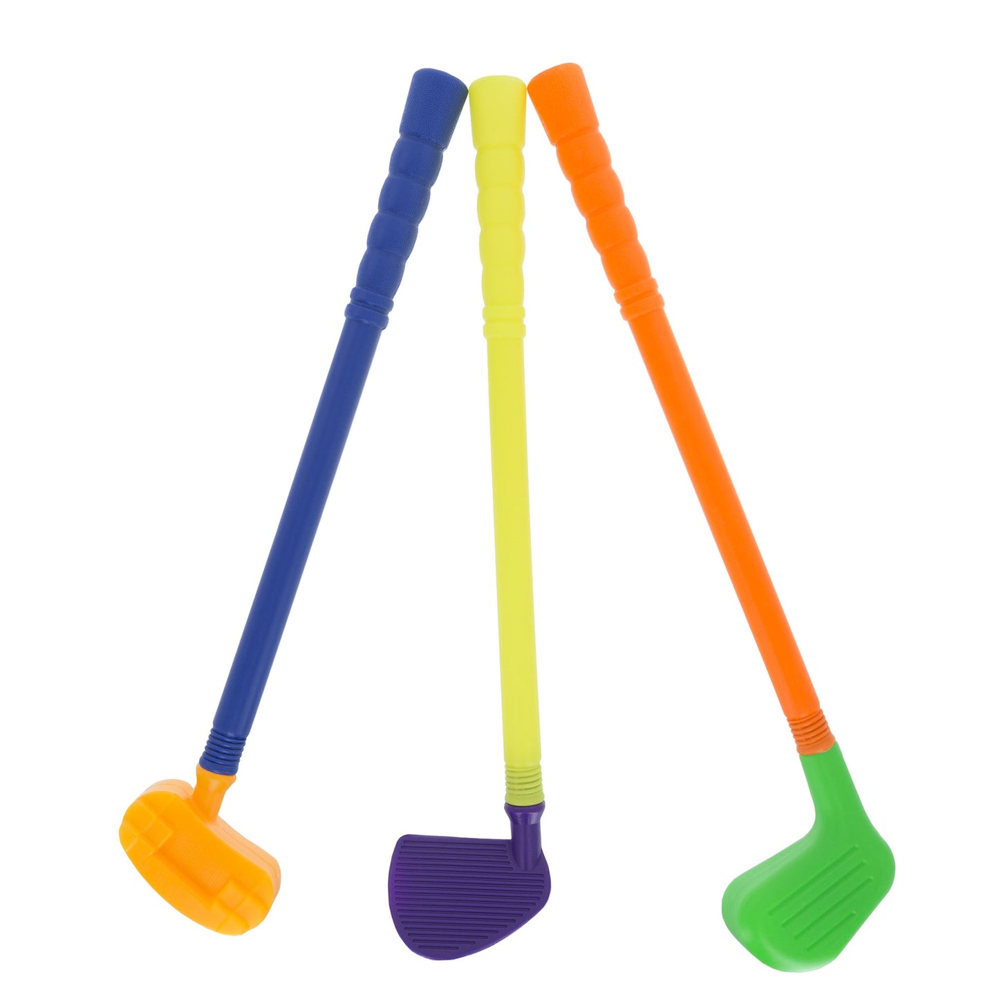 Toddler Toy Golf Play Set with Plastic Bag, 2 Clubs, 1 Putter, 4 Balls, Putting Cup Indoor or Outdoor Use for Toddlers Boys and Girls by Hey! Play!