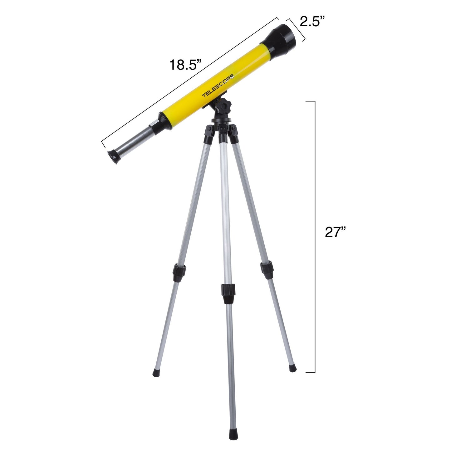 Telescope for Kids with Tripod 40mm Beginner Telescope with Adjustable Tripod and 30x Magnification for Science, Nature and Astronomy by Hey! Play!
