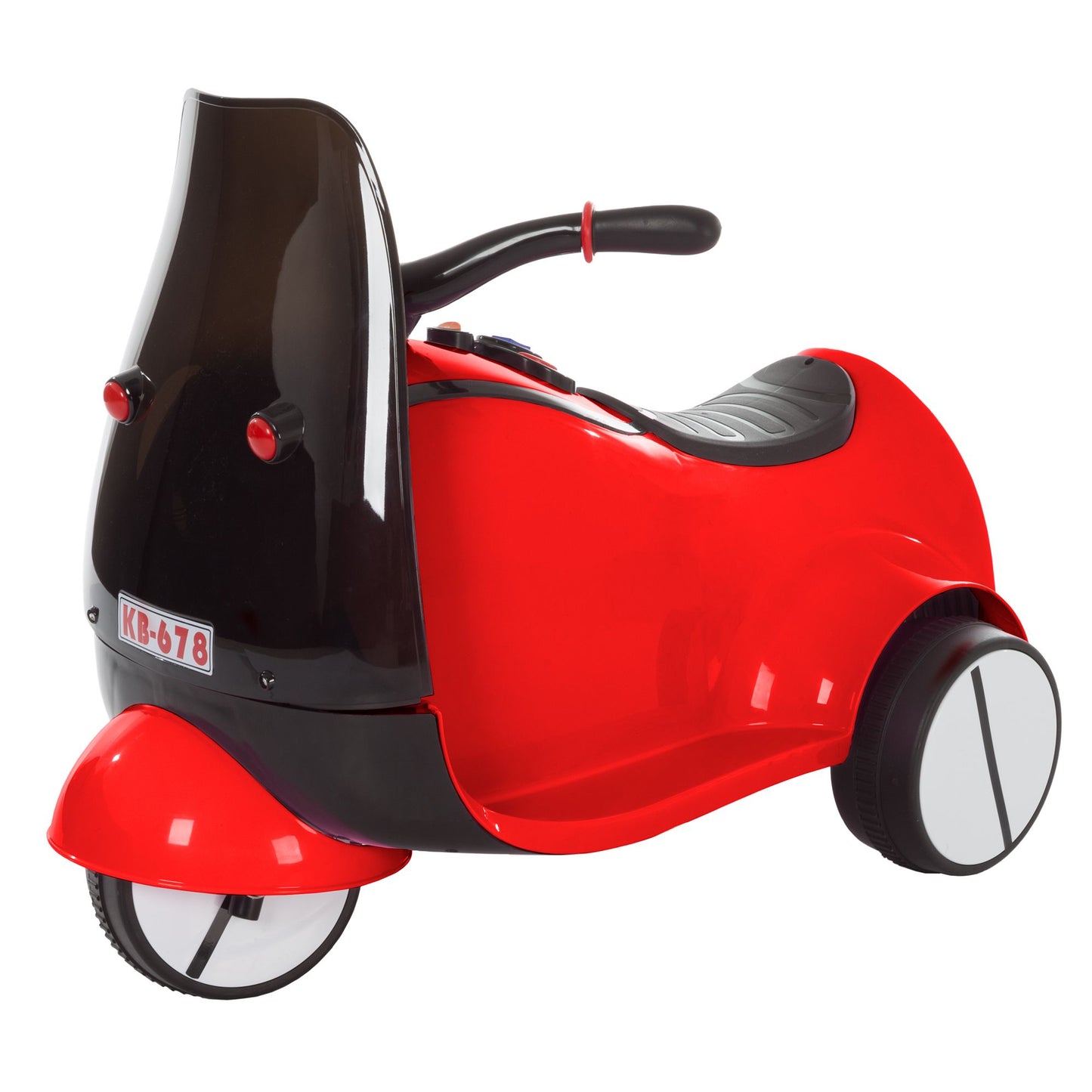 Ride on Toy, 3 Wheel Motorcycle Euro Trike for Kids by Lil Rider Battery Powered Ride on Toy for Boys and Girls, 2 to 5 Years Old Red