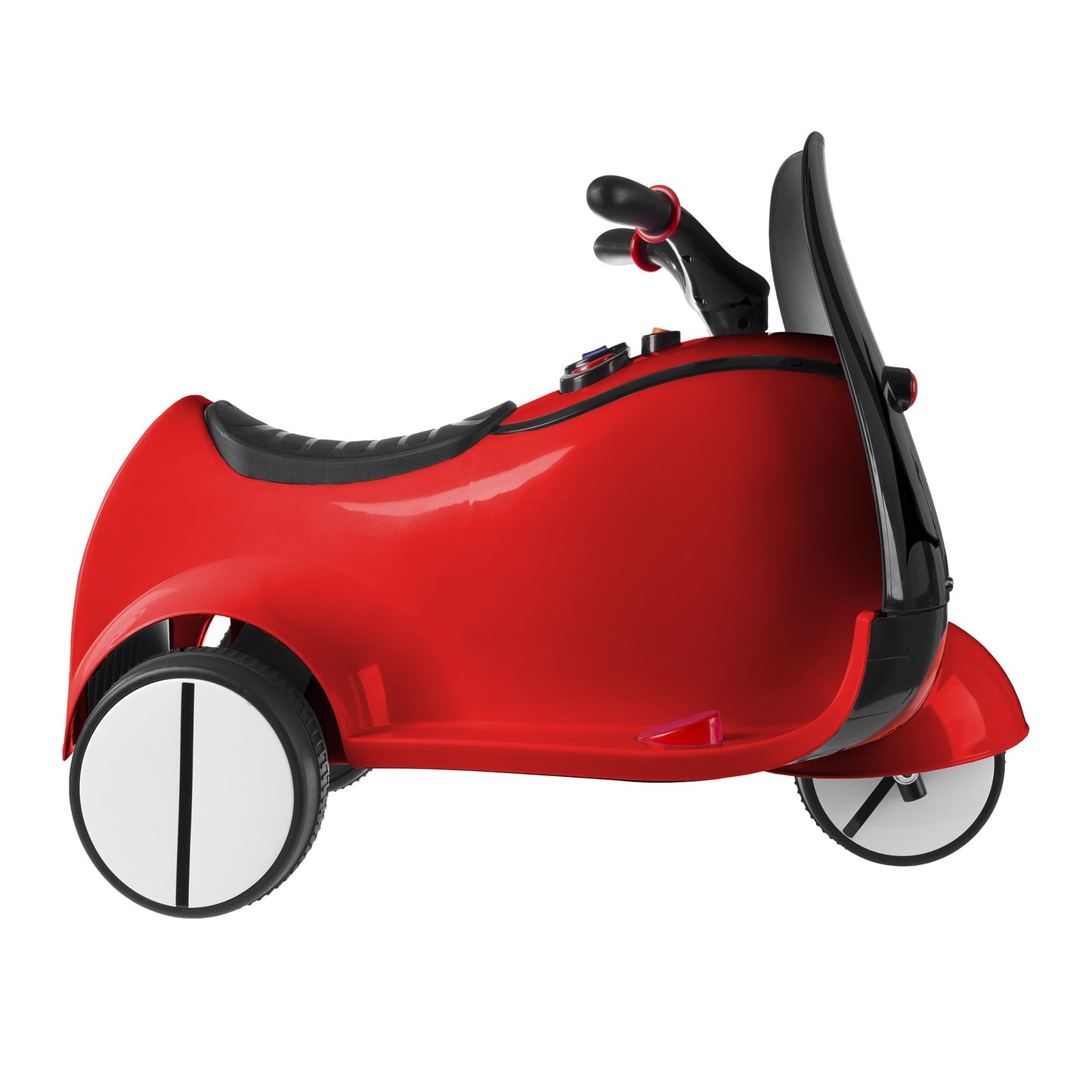 Ride on Toy, 3 Wheel Motorcycle Euro Trike for Kids by Lil Rider Battery Powered Ride on Toy for Boys and Girls, 2 to 5 Years Old Red