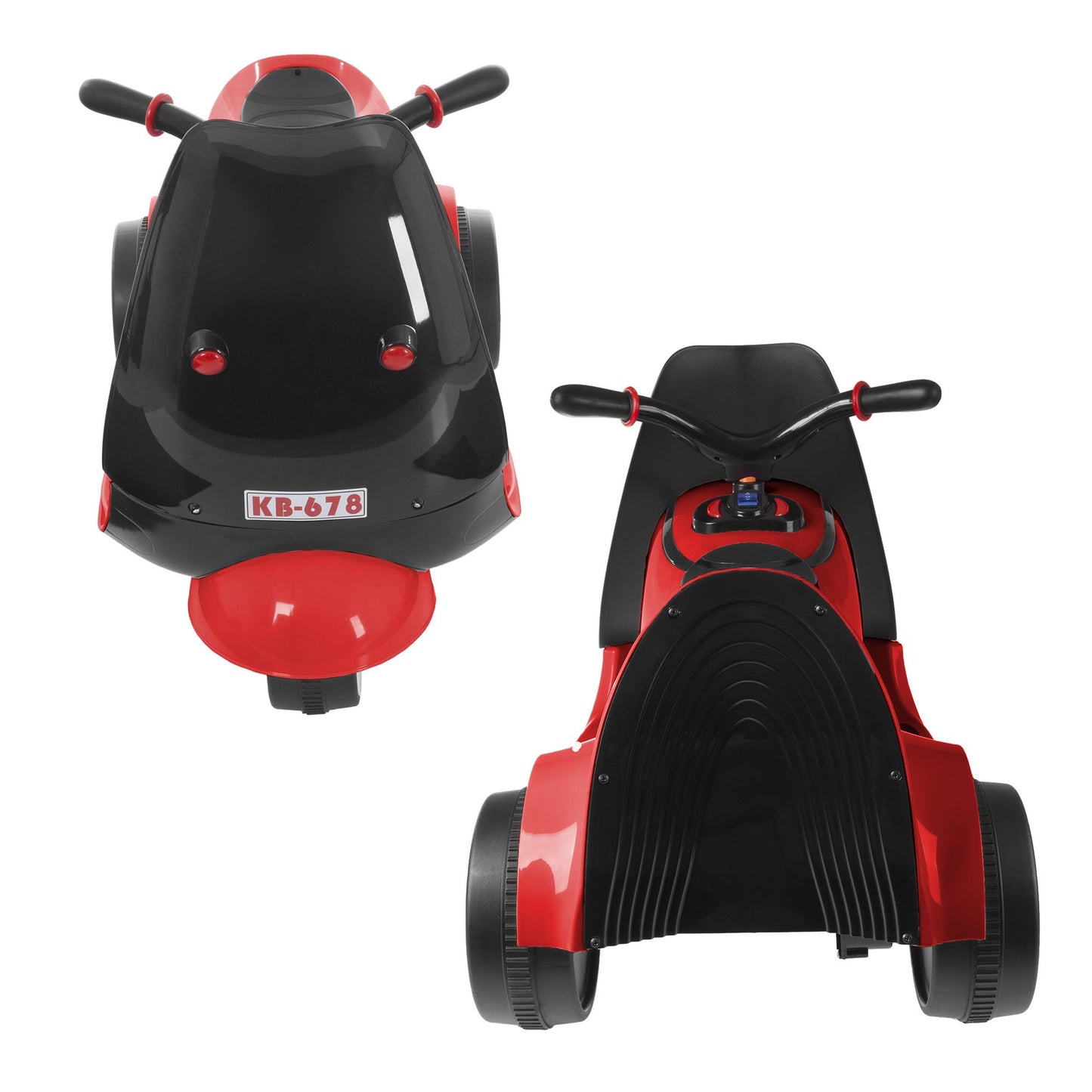 Ride on Toy, 3 Wheel Motorcycle Euro Trike for Kids by Lil Rider Battery Powered Ride on Toy for Boys and Girls, 2 to 5 Years Old Red