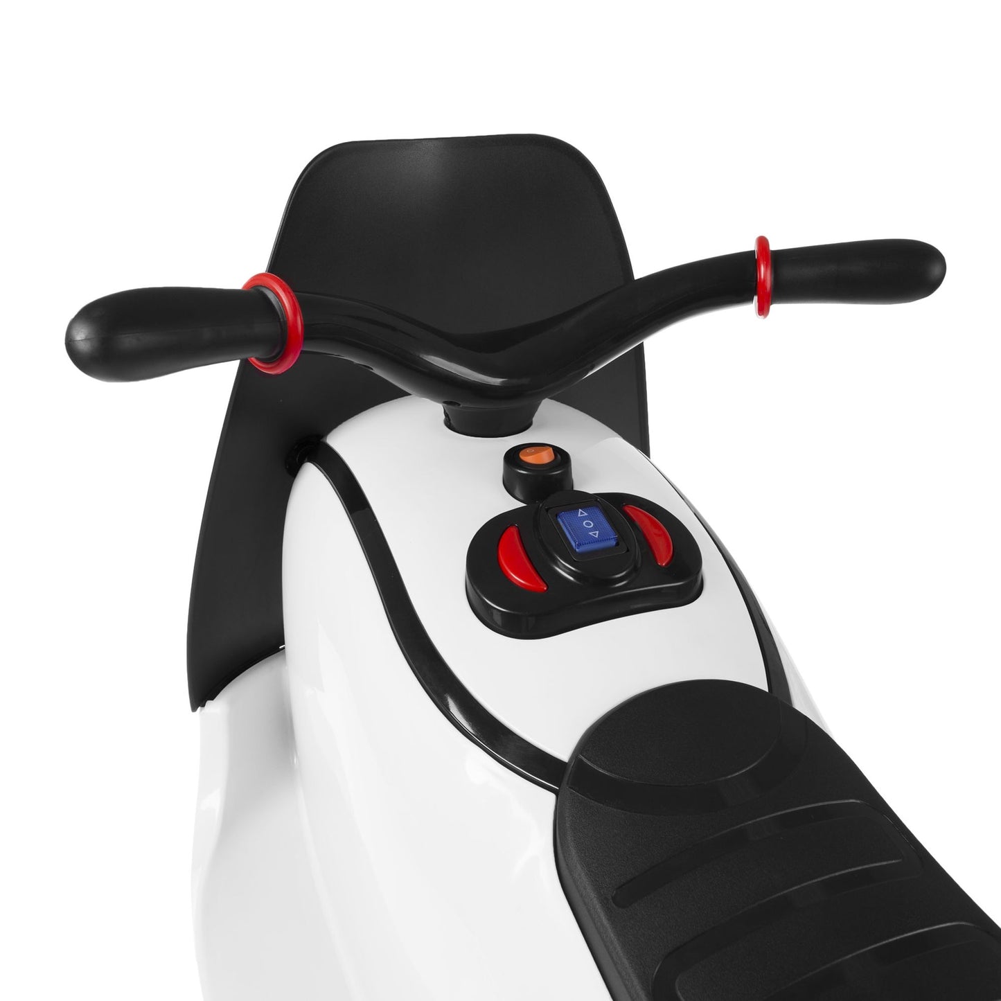 Ride on Toy, 3 Wheel Motorcycle Euro Trike for Kids by Lil Rider Battery Powered Ride on Toy for Boys and Girls, 2 to 5 Years Old White