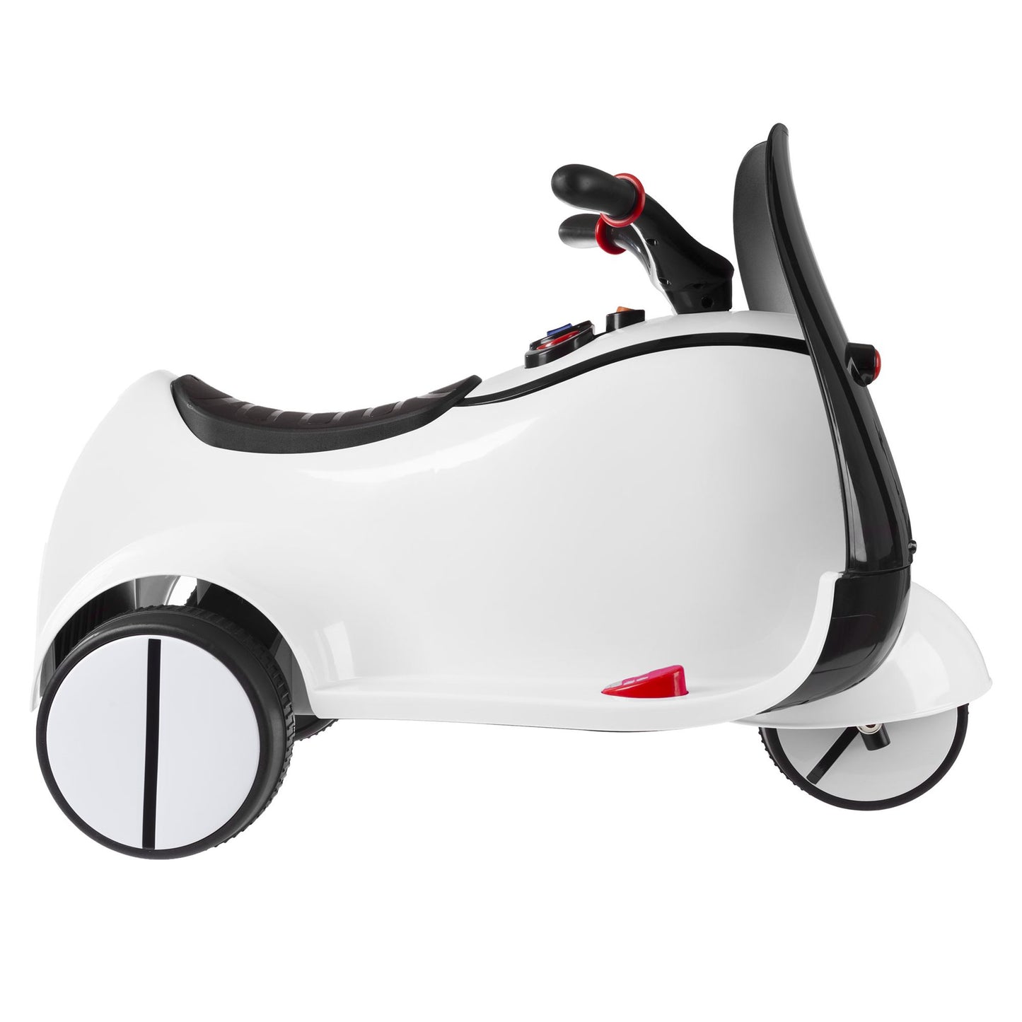 Ride on Toy, 3 Wheel Motorcycle Euro Trike for Kids by Lil Rider Battery Powered Ride on Toy for Boys and Girls, 2 to 5 Years Old White