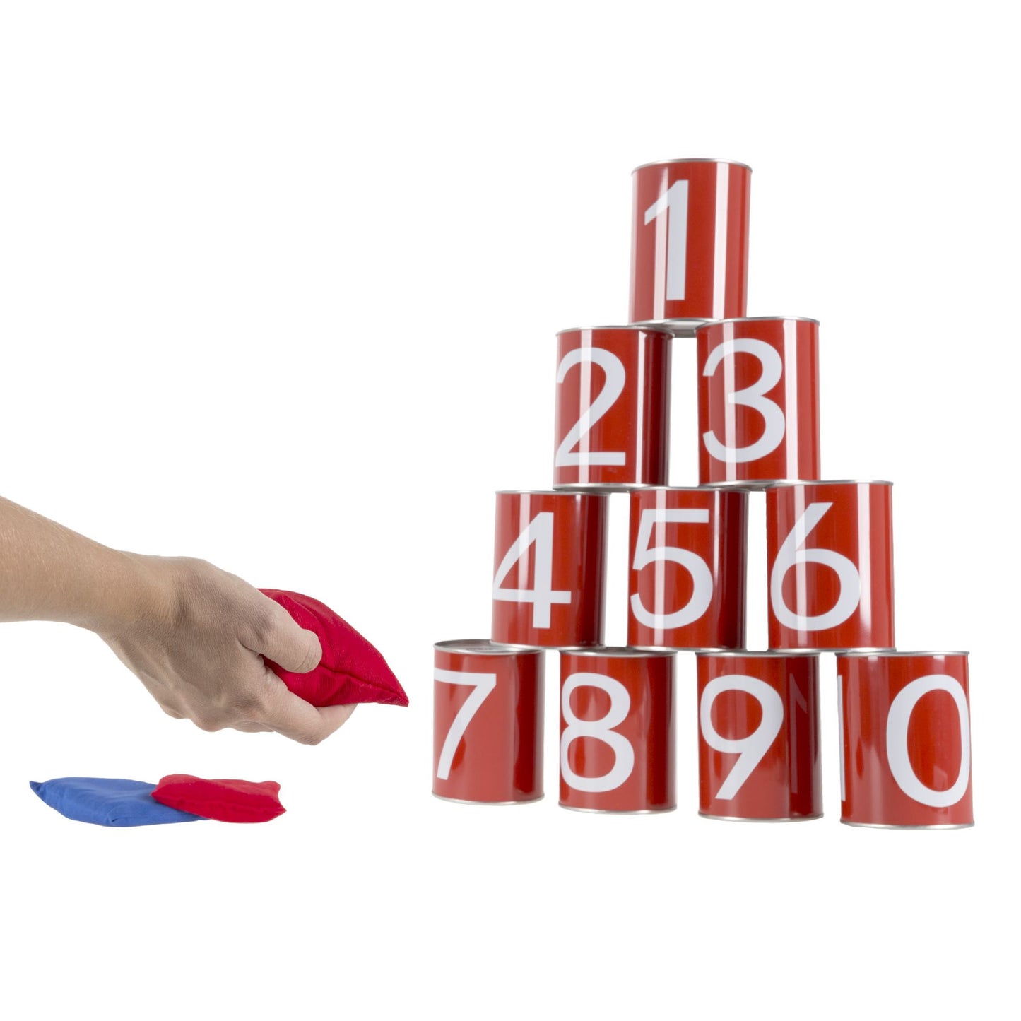 Carnival Games for Kids, Bean Bag Can Toss Outdoor Game for Adults, Kids, Boys and Girls by Hey! Play!