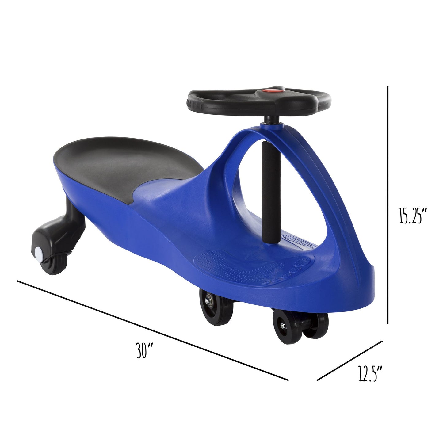 Ride On Car, No Batteries, Gears or Pedals, Uses Twist, Turn, Wiggle Movement to Steer Zigzag Car, for Toddlers, Kids, 2 Years Old and Up