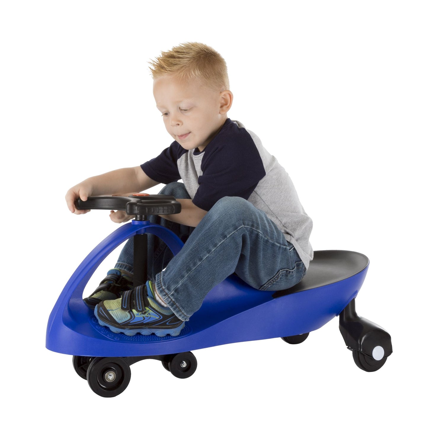 Ride On Car, No Batteries, Gears or Pedals, Uses Twist, Turn, Wiggle Movement to Steer Zigzag Car, for Toddlers, Kids, 2 Years Old and Up