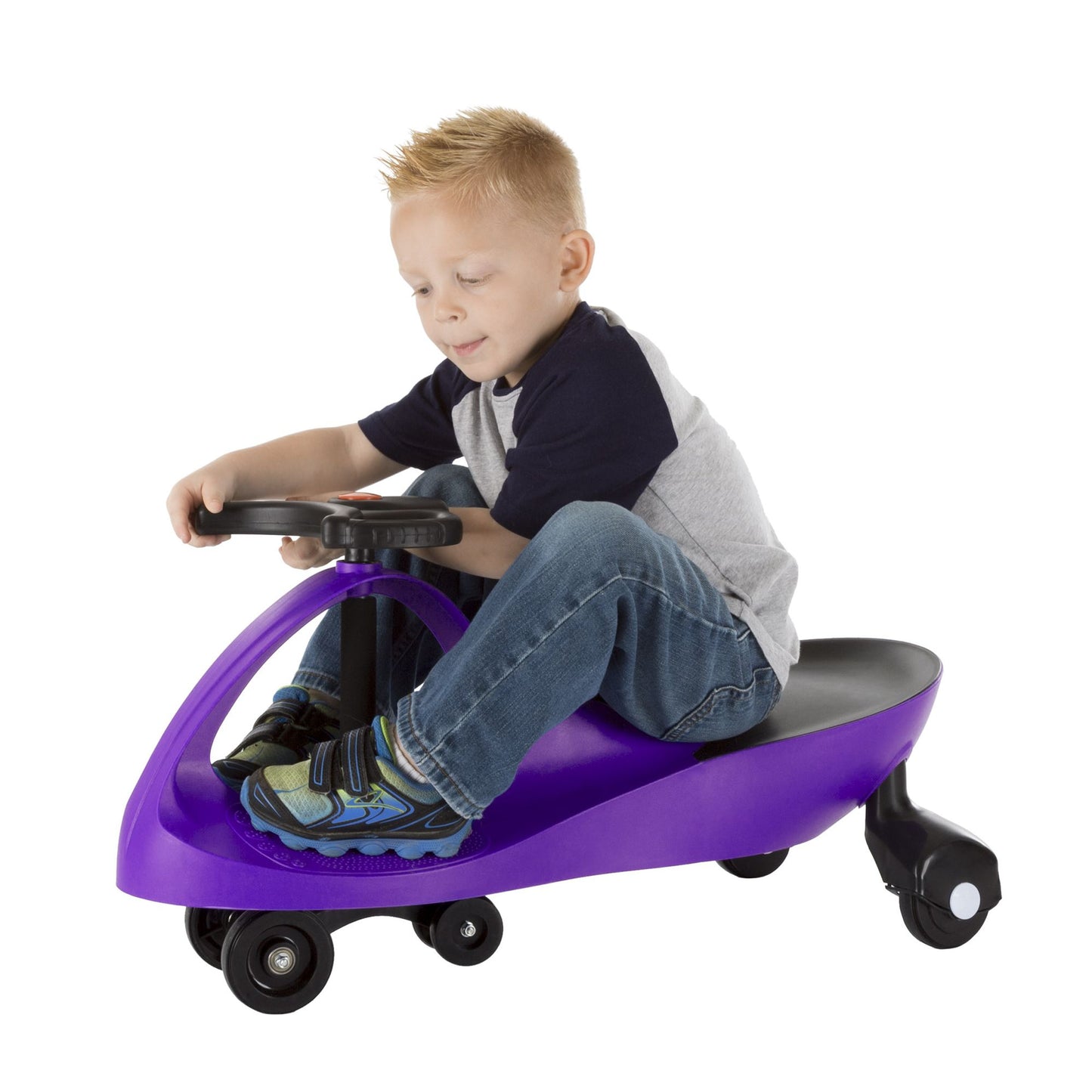 Ride On Car, No Batteries, Gears or Pedals, Uses Twist, Turn, Wiggle Movement to Steer Zigzag Car, for Toddlers, Kids, 2 Years Old and Up