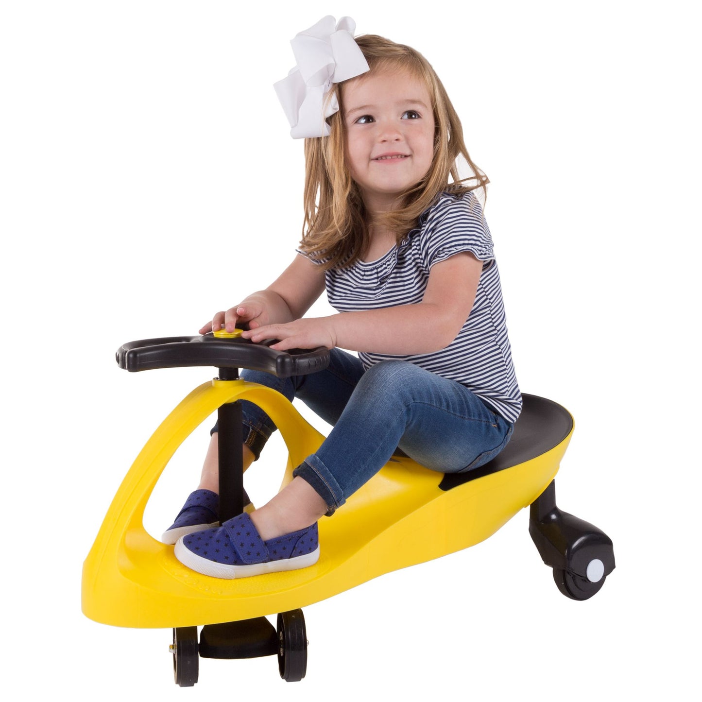 Ride On Car, No Batteries, Gears or Pedals, Uses Twist, Turn, Wiggle Movement to Steer Zigzag Car, for Toddlers, Kids, 2 Years Old and Up