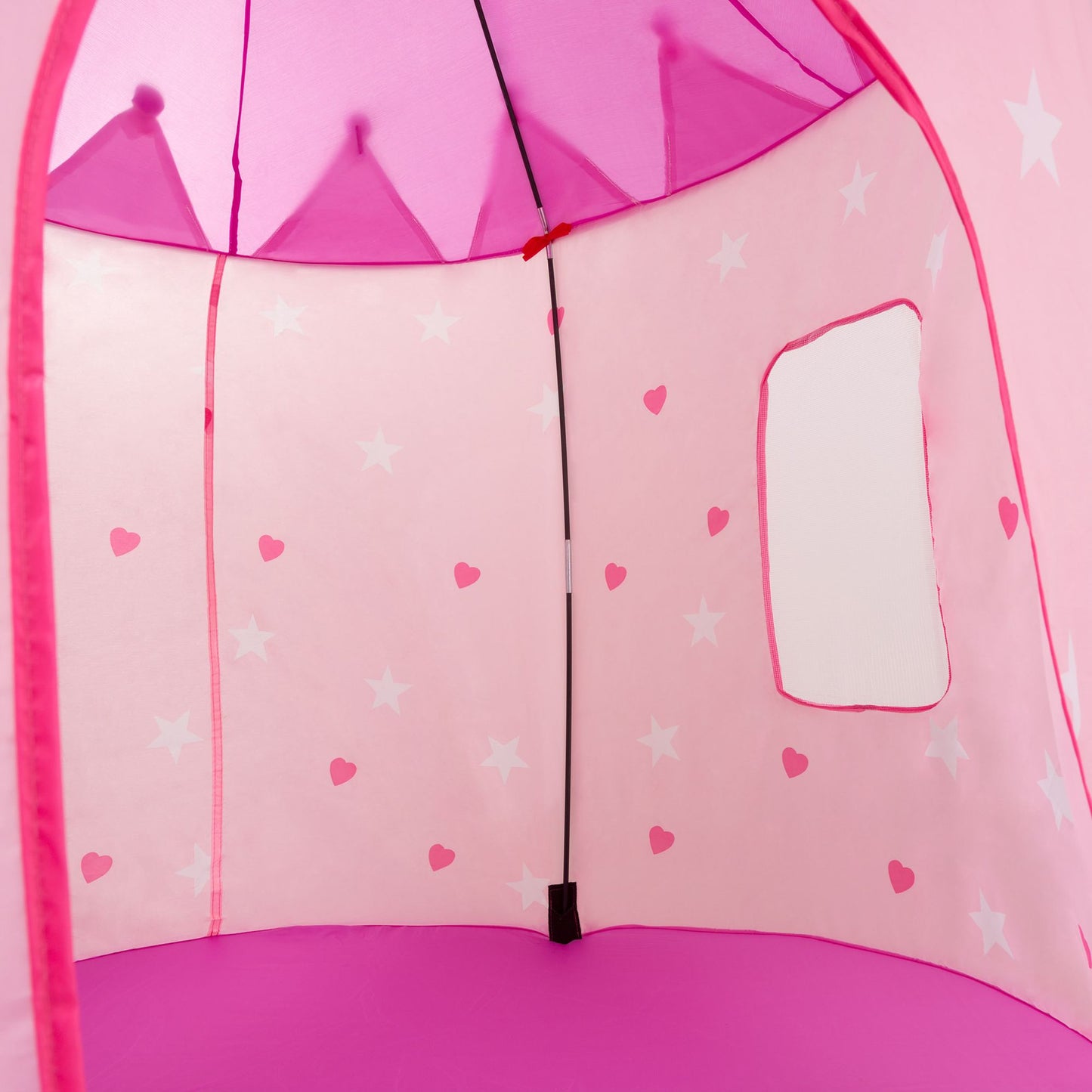 Kids Play Tent, Princess Castle- Pop Up Girls Playhouse Hut for Indoor/Outdoor, Pink Playroom Toy- Foldable with Carrying Bag by Hey! Play!